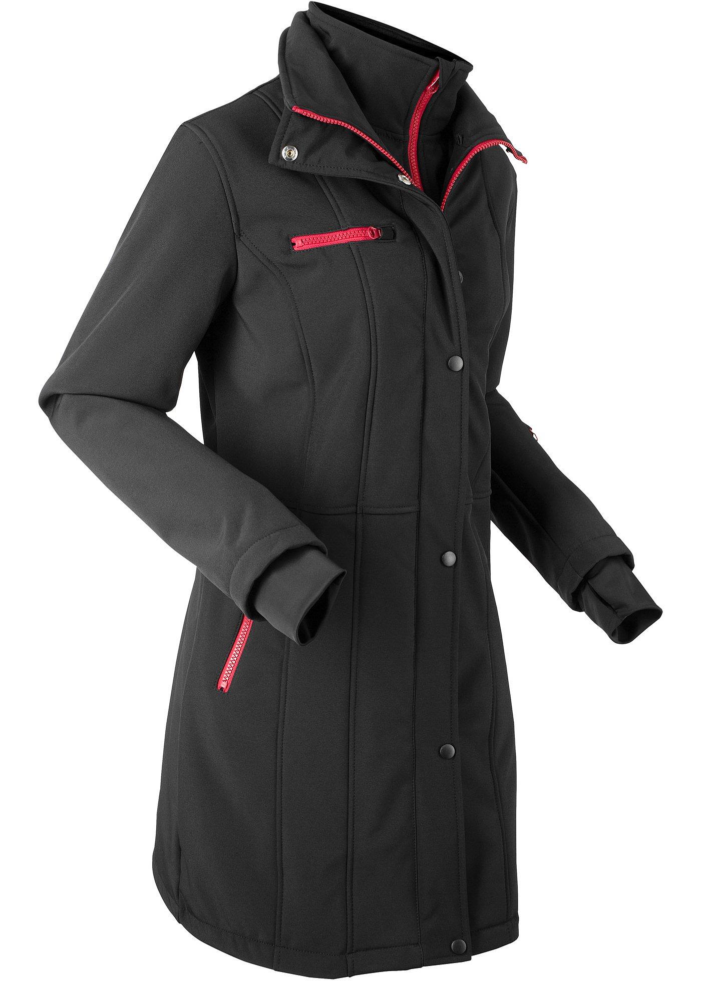 Stretch-Softshelljacke, wasserabweisend, 2 in 1-Optik