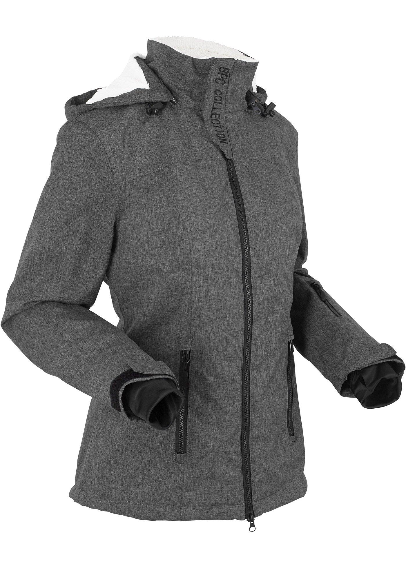 Outdoor-Funktions-Jacke mit Teddyfleece, wasserdicht günstig online kaufen