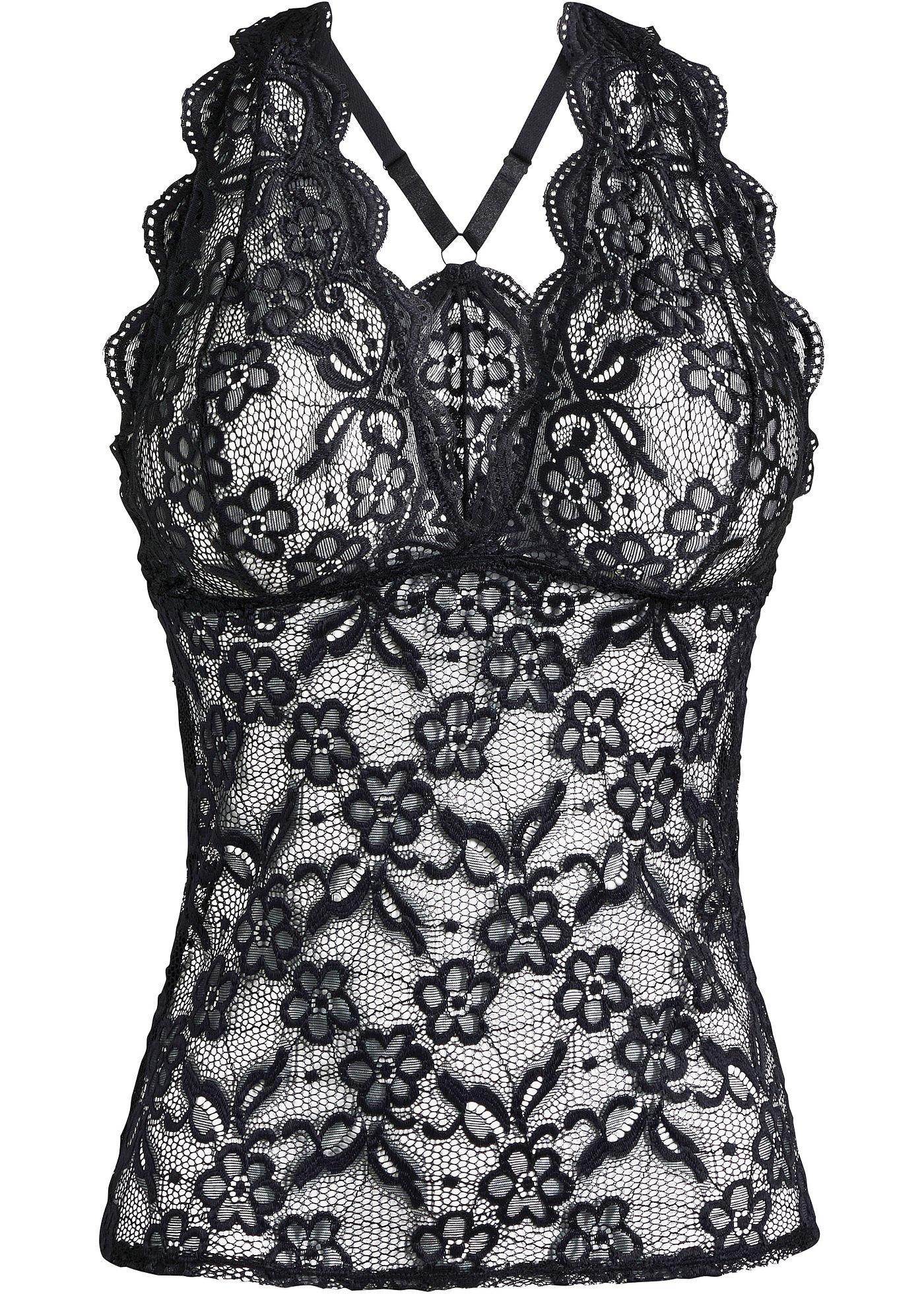 Top à dentelle
