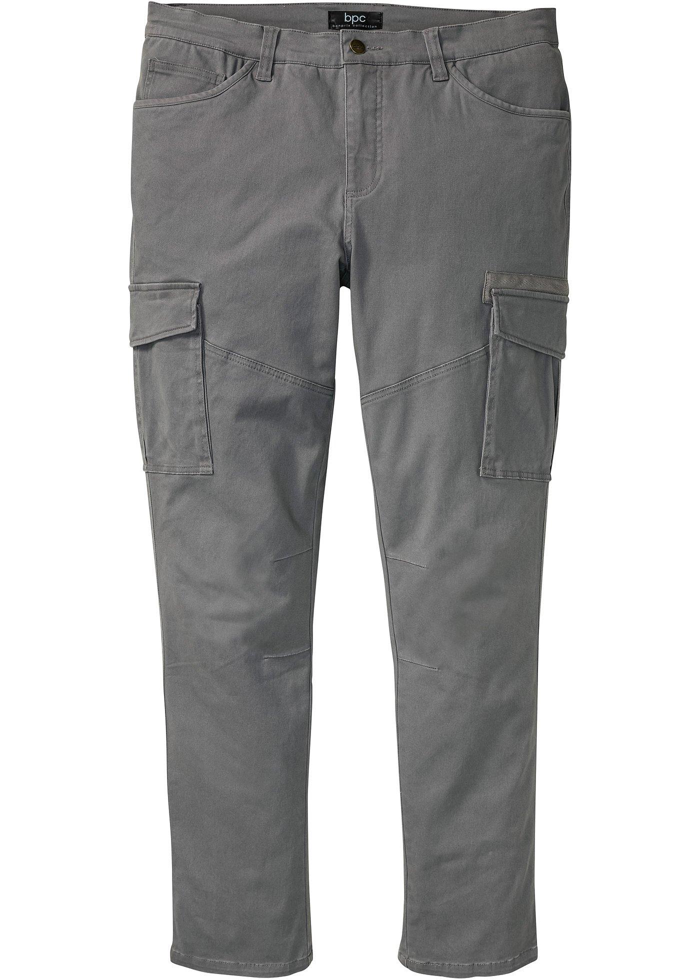 Slim Fit Stretch-Cargohose, Straight günstig online kaufen