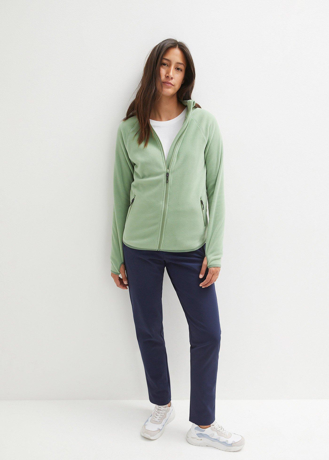 Bluza rozpinana z polaru, z kieszeniami z zamkiem - Bonprix