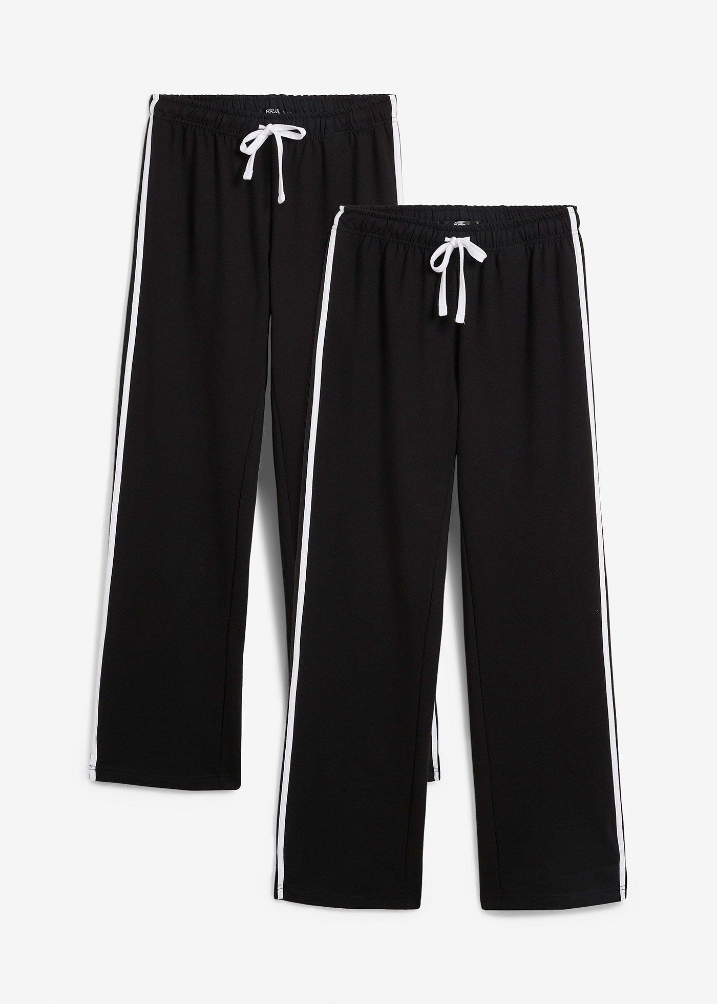 Lot de 2 pantalons en molleton épais 100% coton