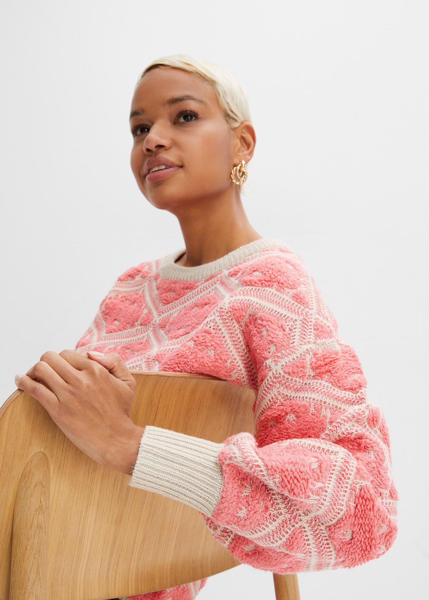 Sweter boxy - Bonprix