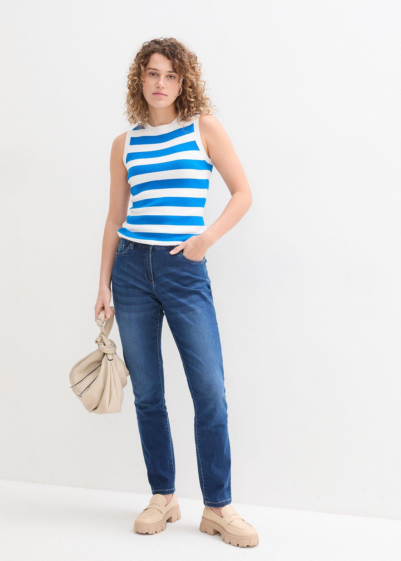 Dżinsy ze stretchem o kroju  boyfriend, mid waist - Bonprix