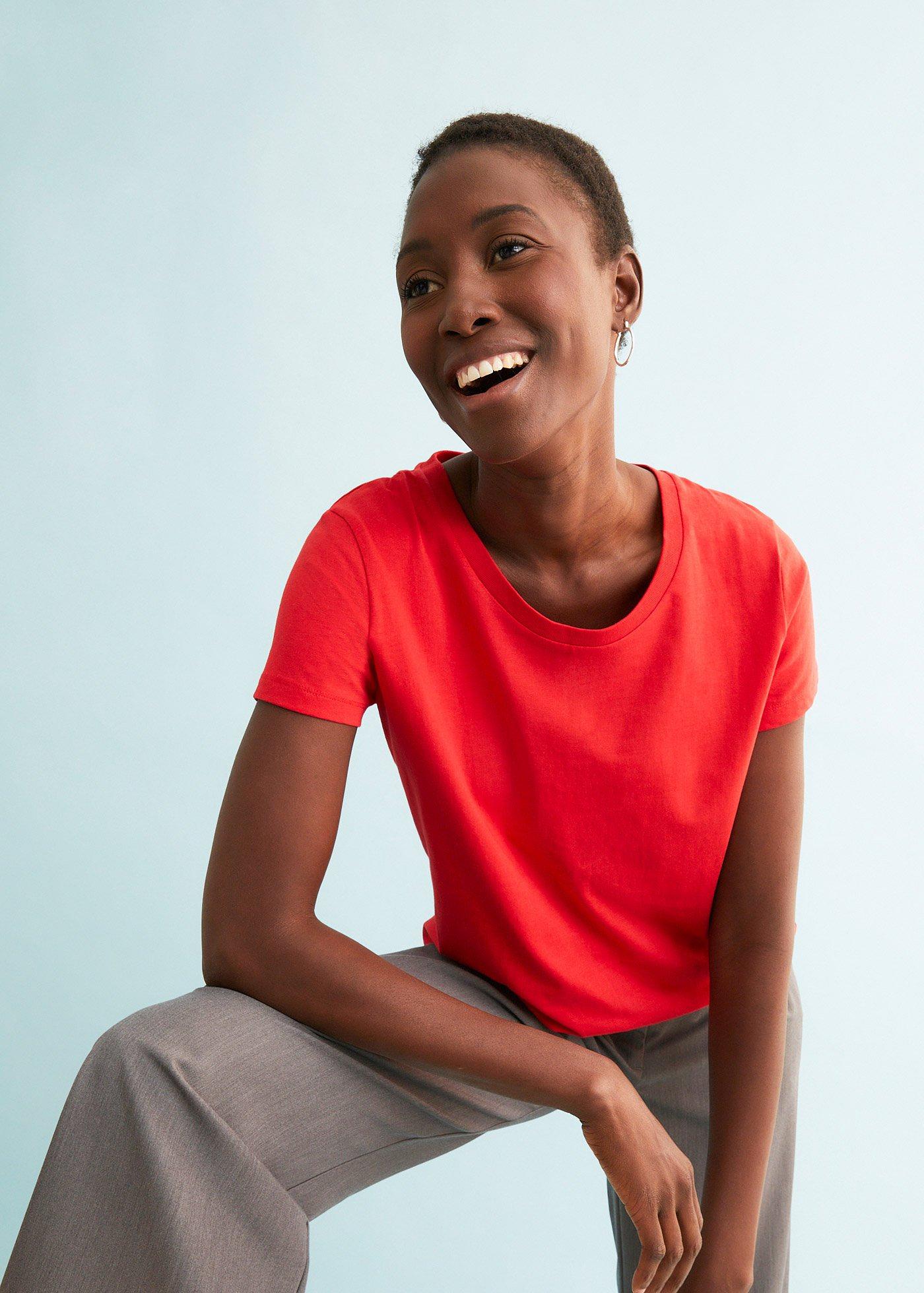 Shirt z okrągłym dekoltem (5 szt.), krótki rękaw - Bonprix