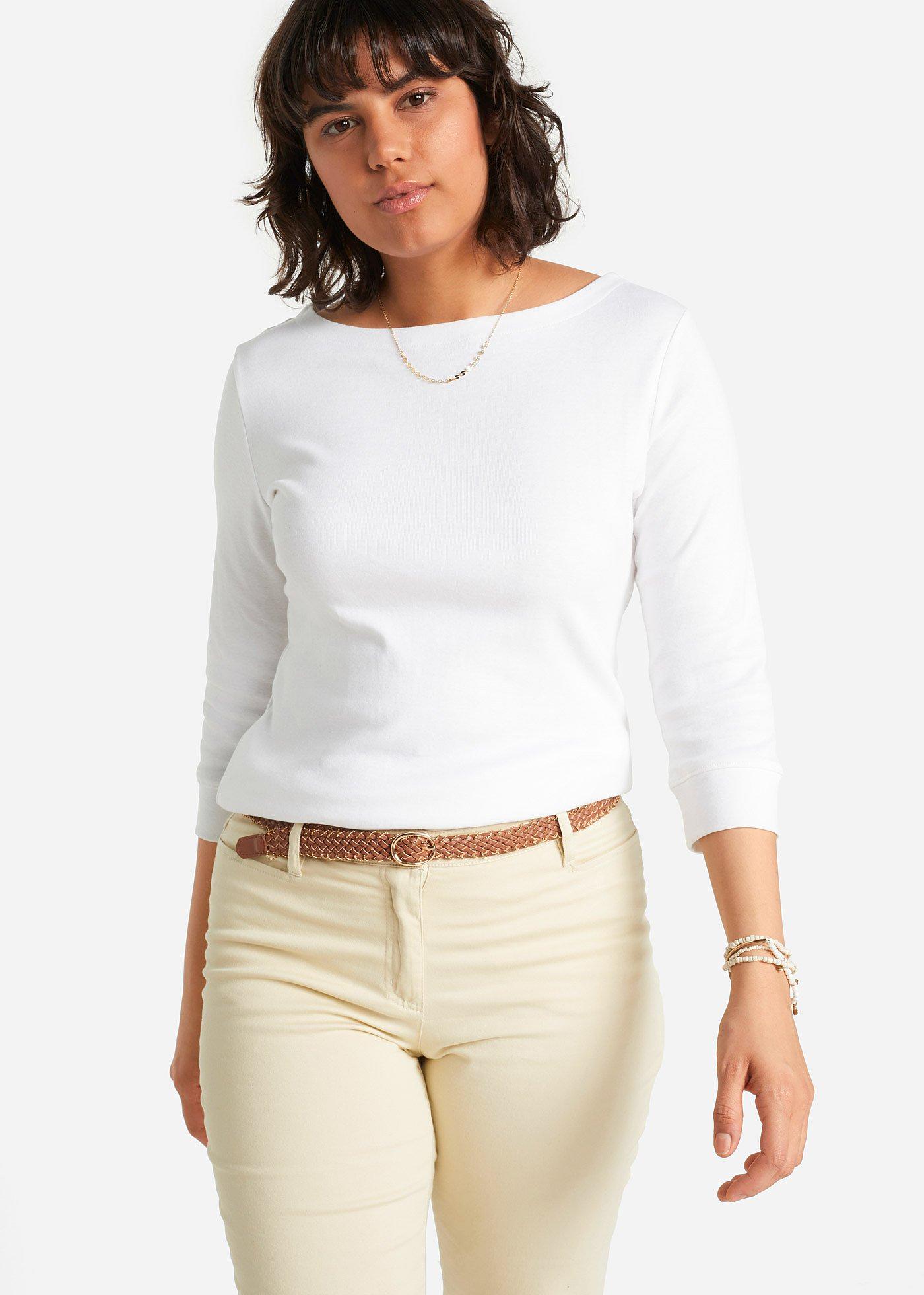 Shirt z długim rękawem, z czystej bawełny organicznej - Bonprix