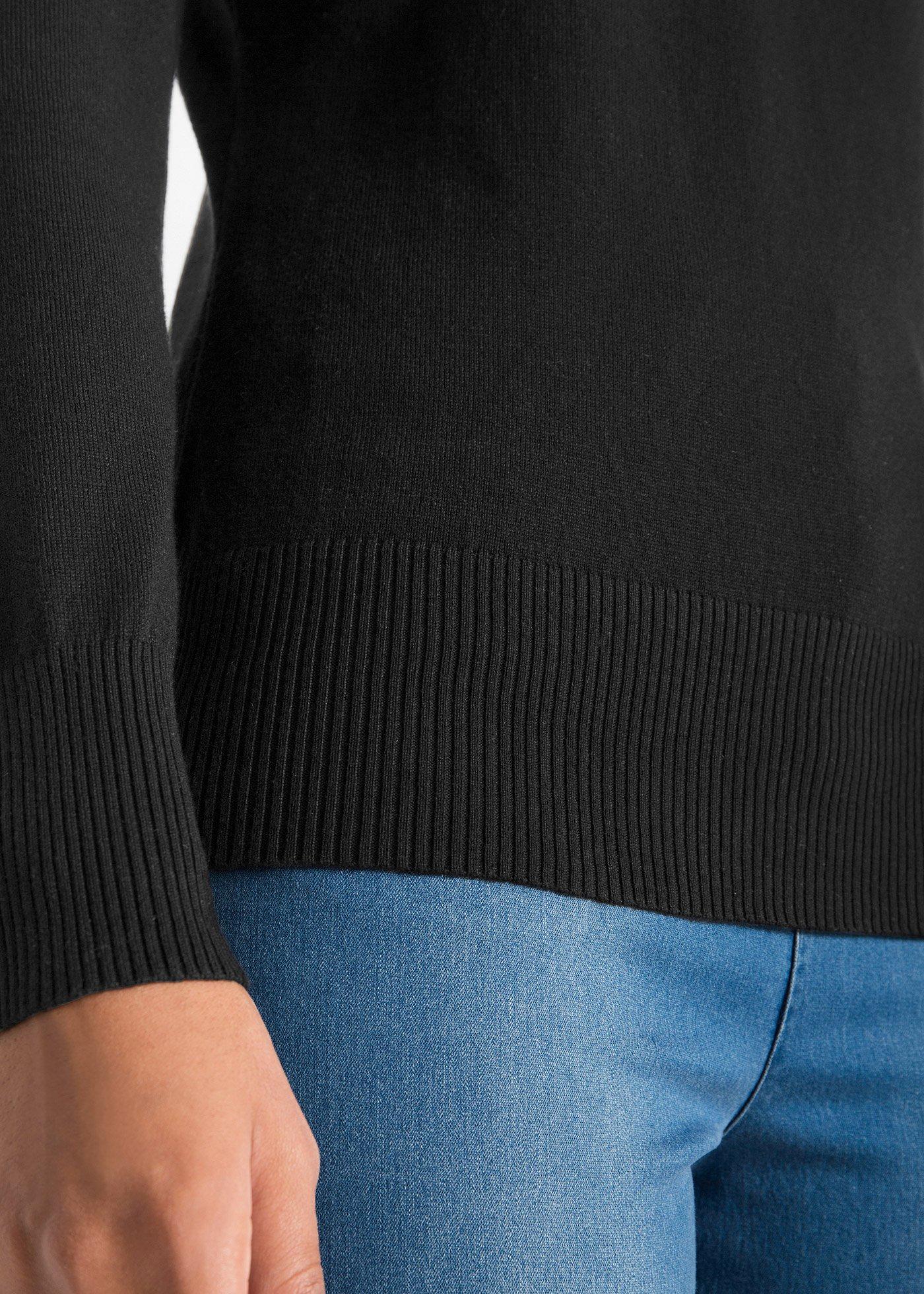Cienki sweter z golfem - Bonprix