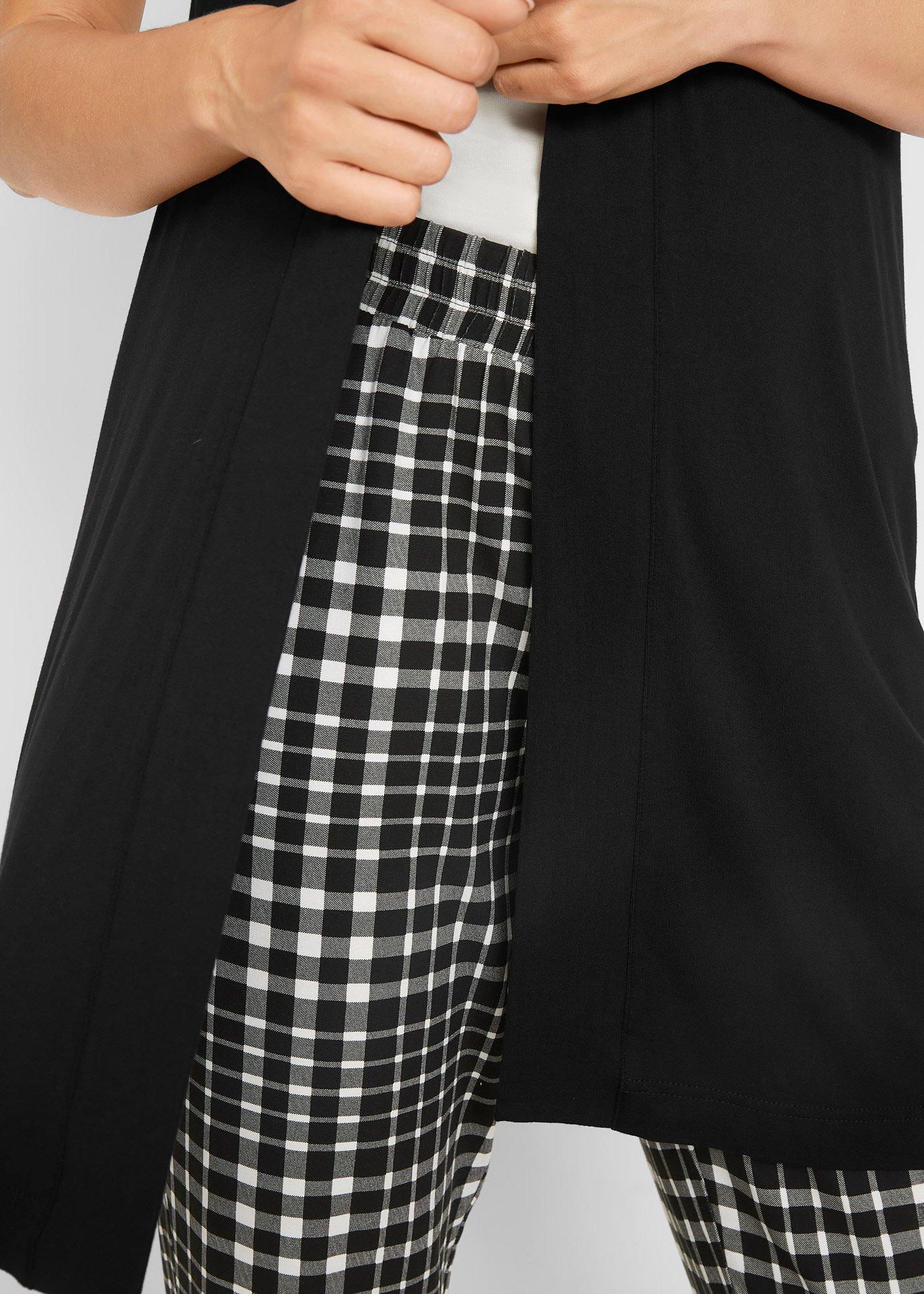 Shirt bez zapięcia, z miękkiej wiskozy - Bonprix