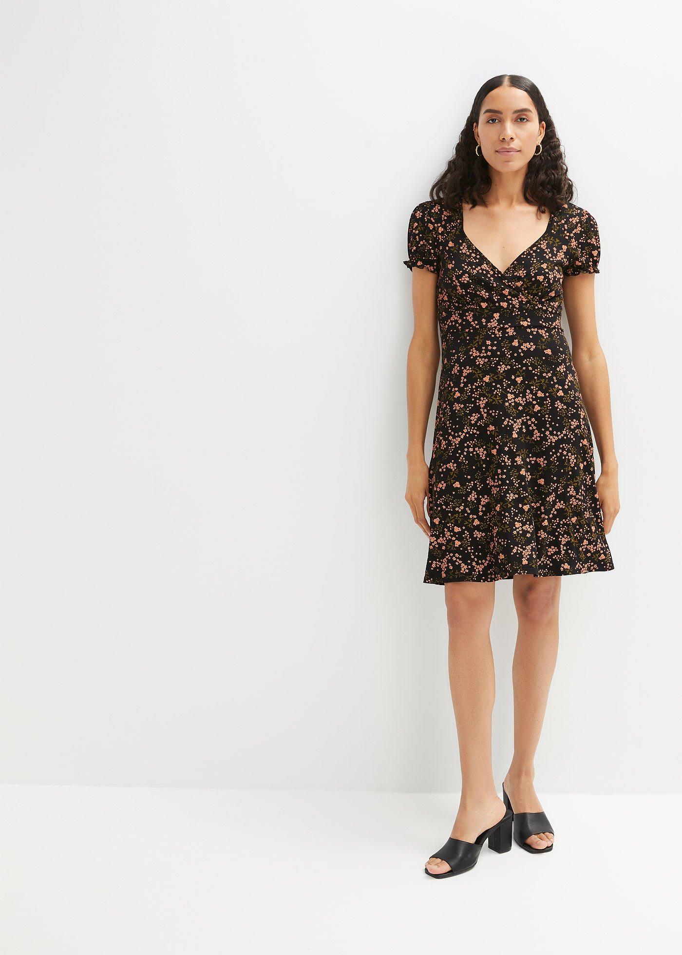 Sukienka z dżerseju z mieszanki wiskozy - Bonprix