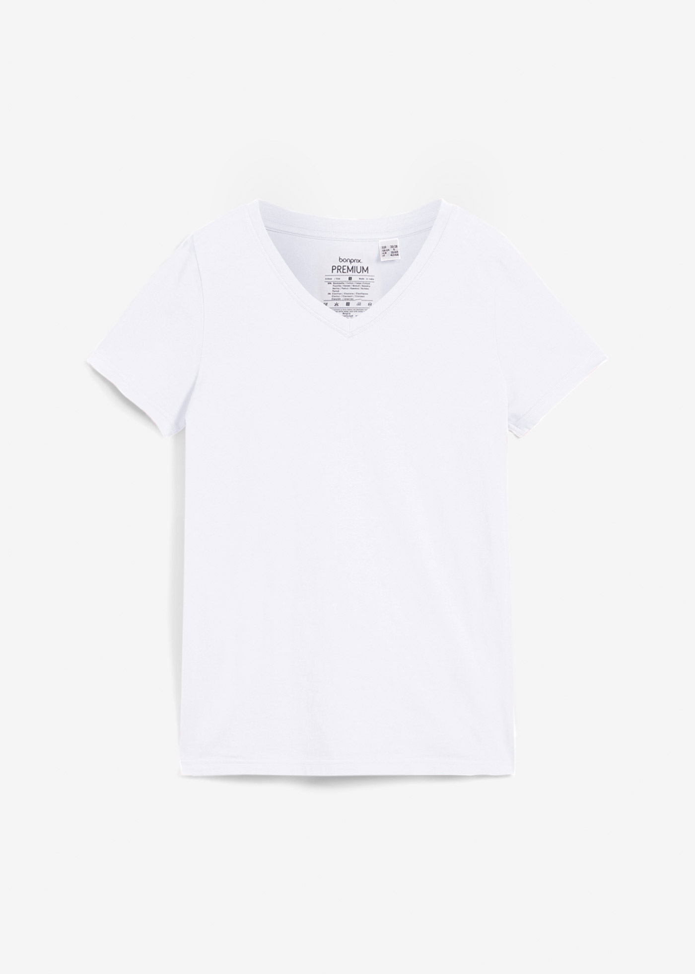 Essential T-Shirt mit V-Ausschnitt, seamless