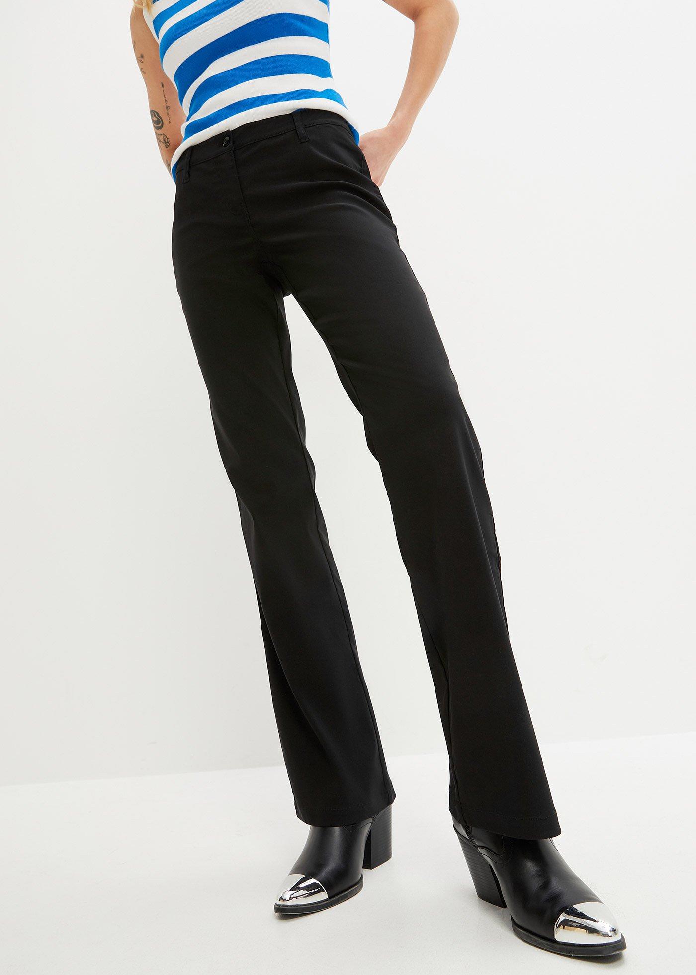 Spodnie ze stretchem, bootcut - Bonprix