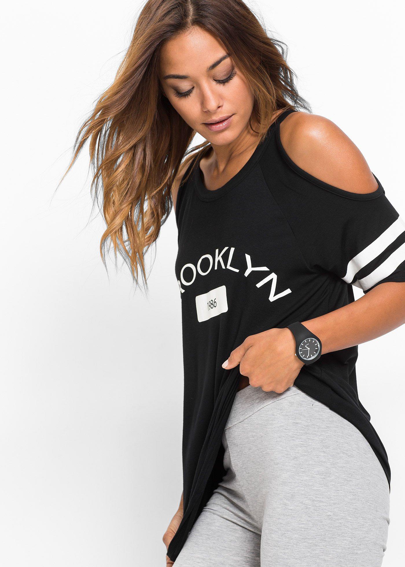 Shirt z miękkiej wiskozy - Bonprix