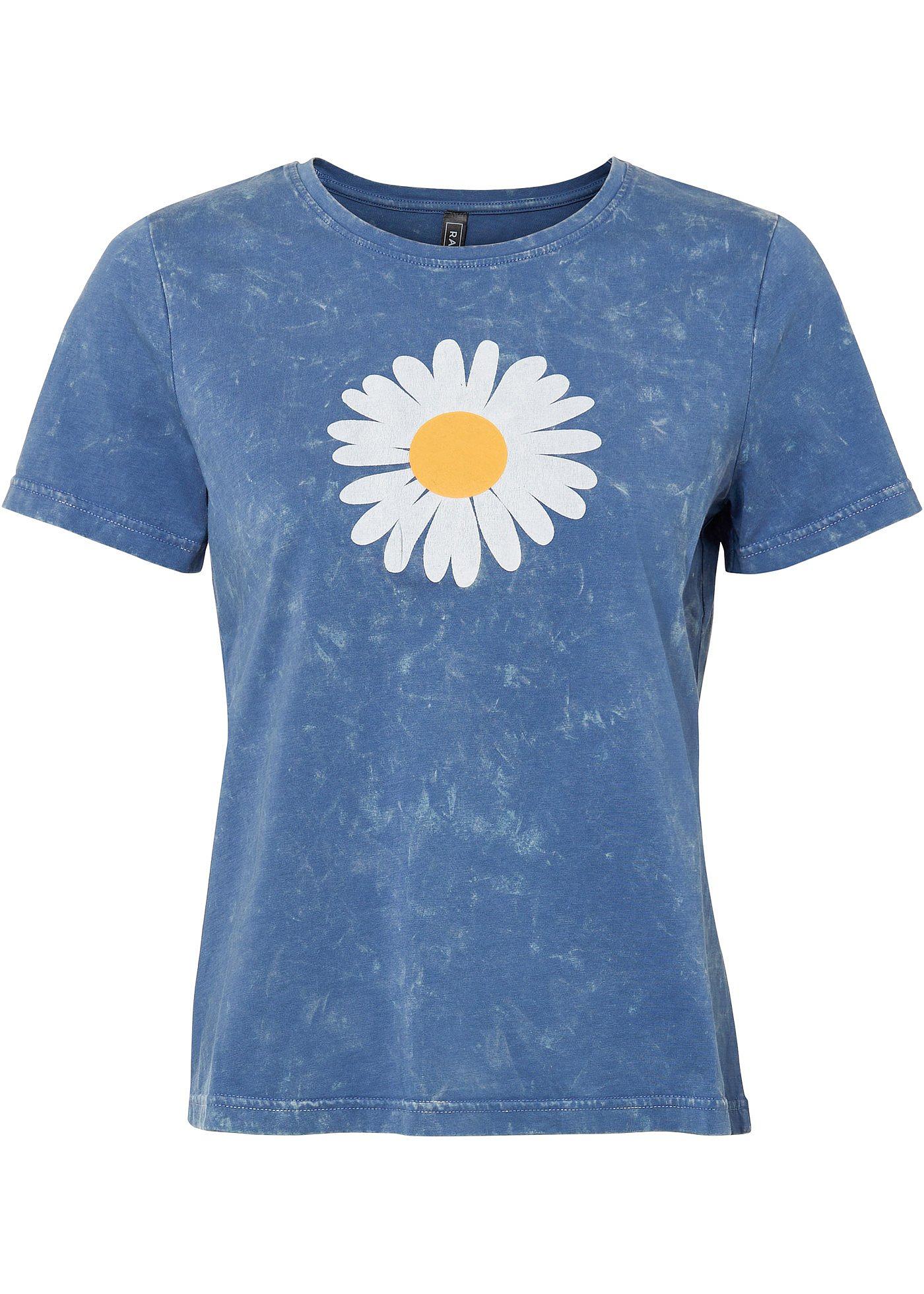 Acid-wash Shirt bedruckt günstig online kaufen