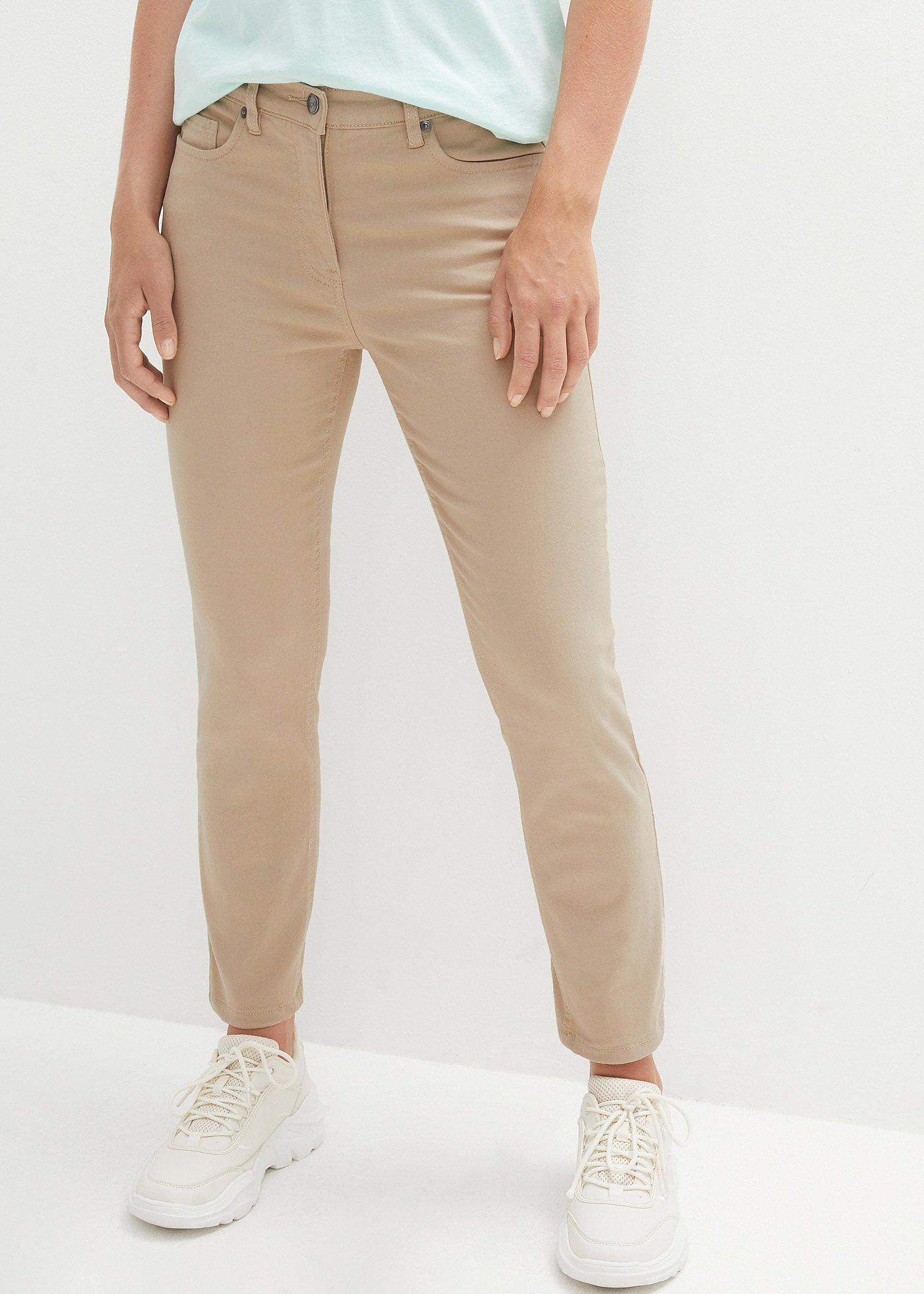 Spodnie 7/8, high waist - Bonprix