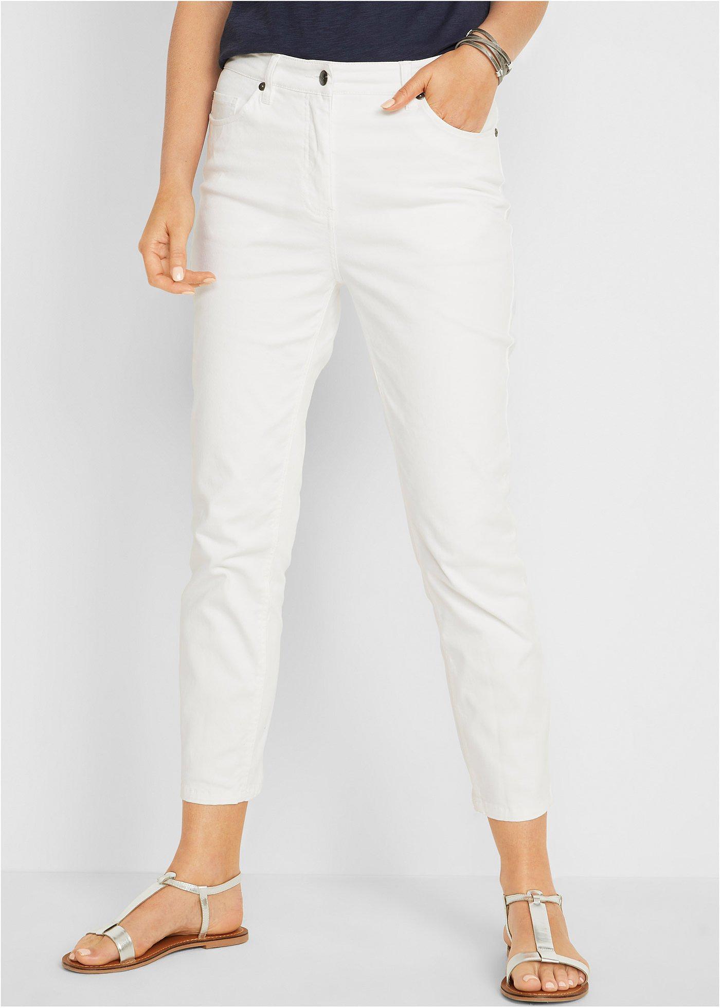 Spodnie 7/8, high waist - Bonprix