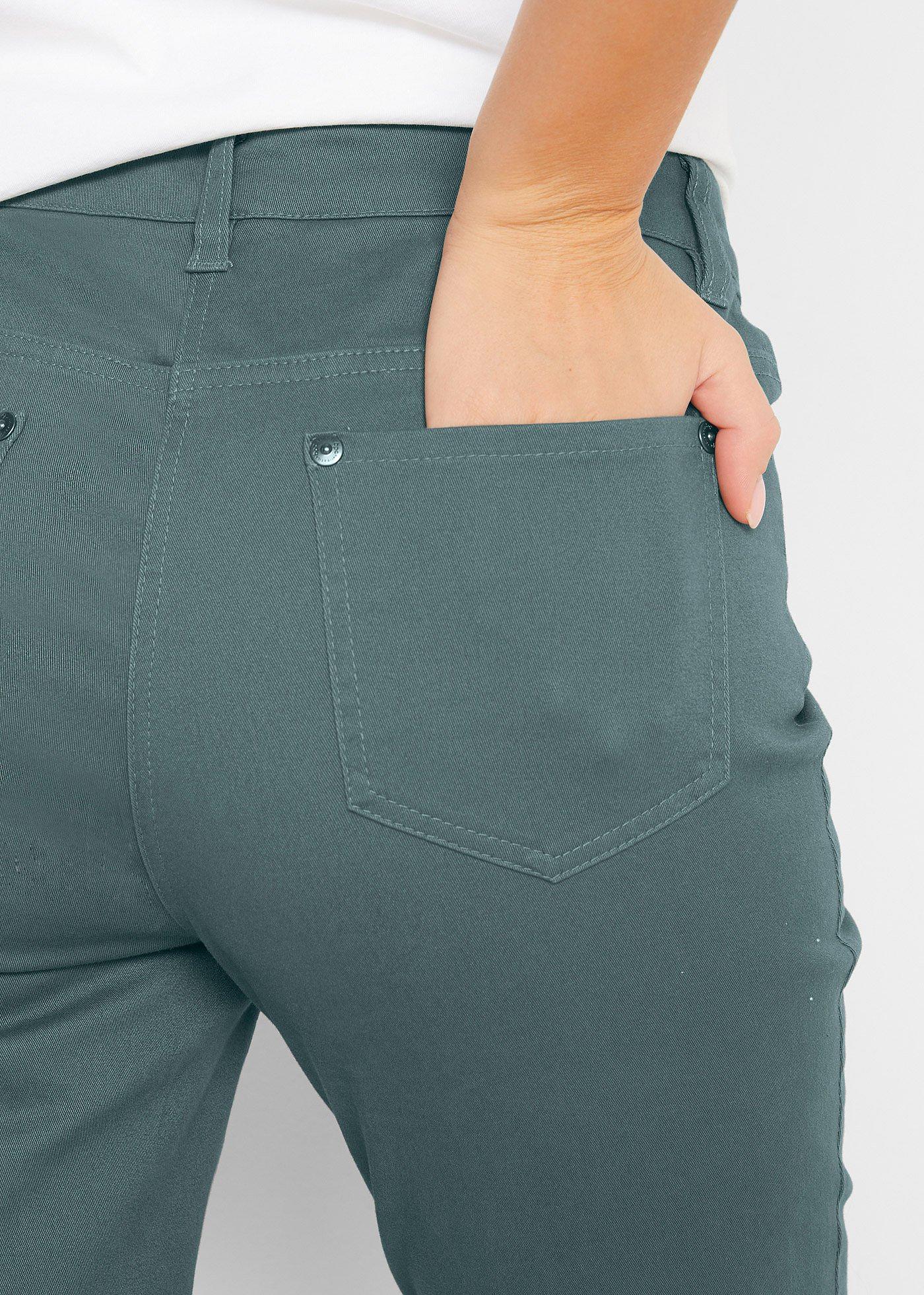 Spodnie 7/8, high waist - Bonprix