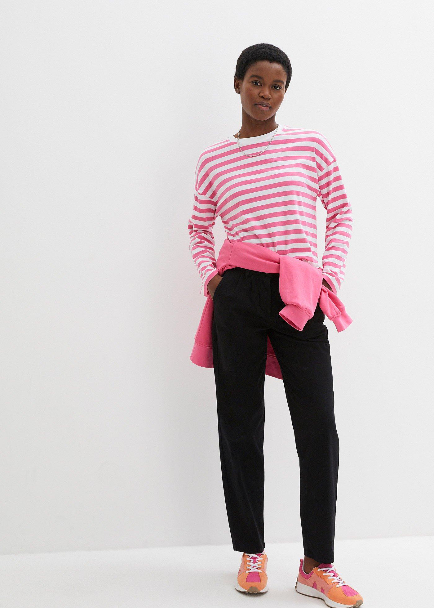 Bluza oversize z czystej bawełny - Bonprix