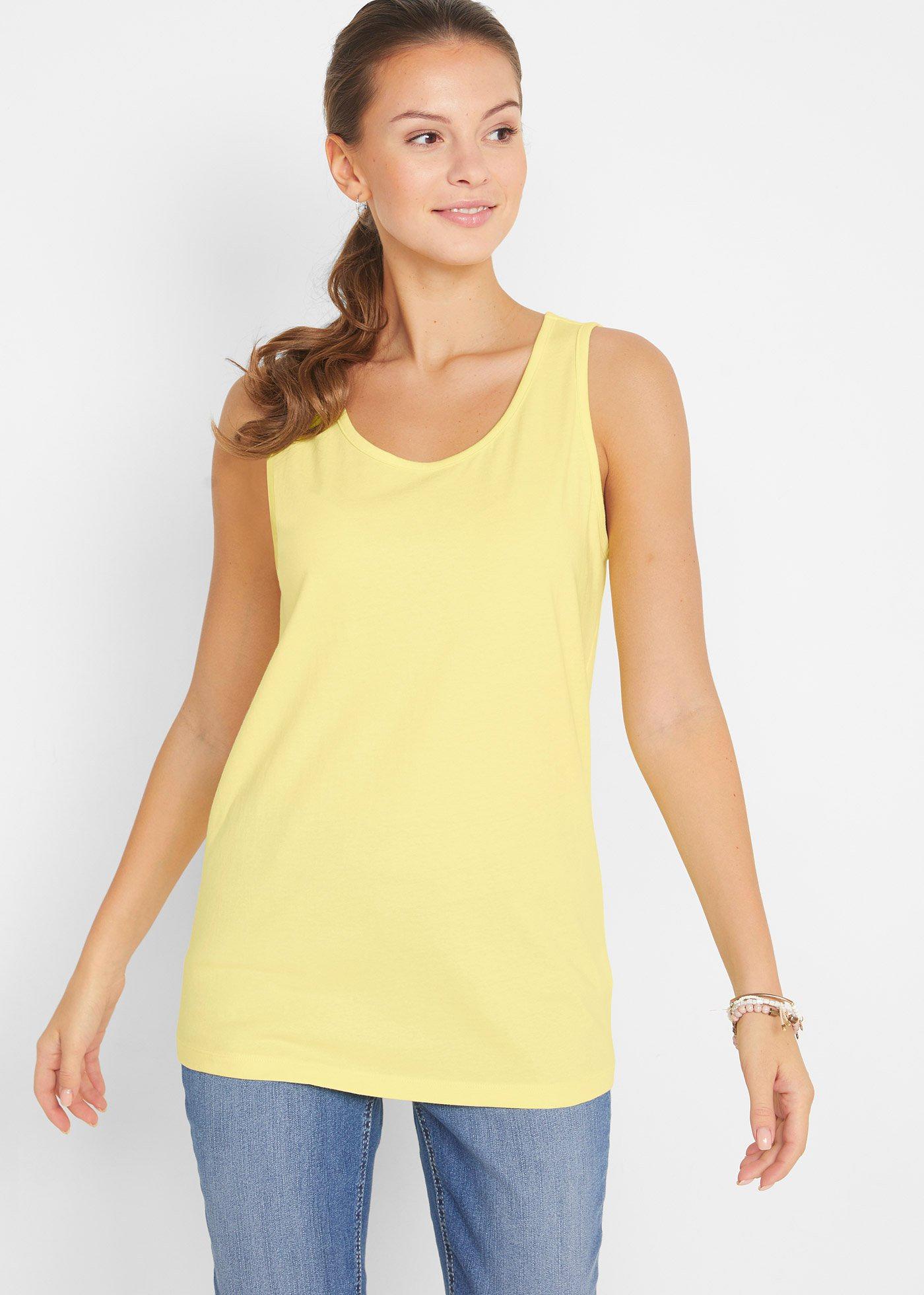 Długi top z czystej bawełny (5 sztuk) - Bonprix