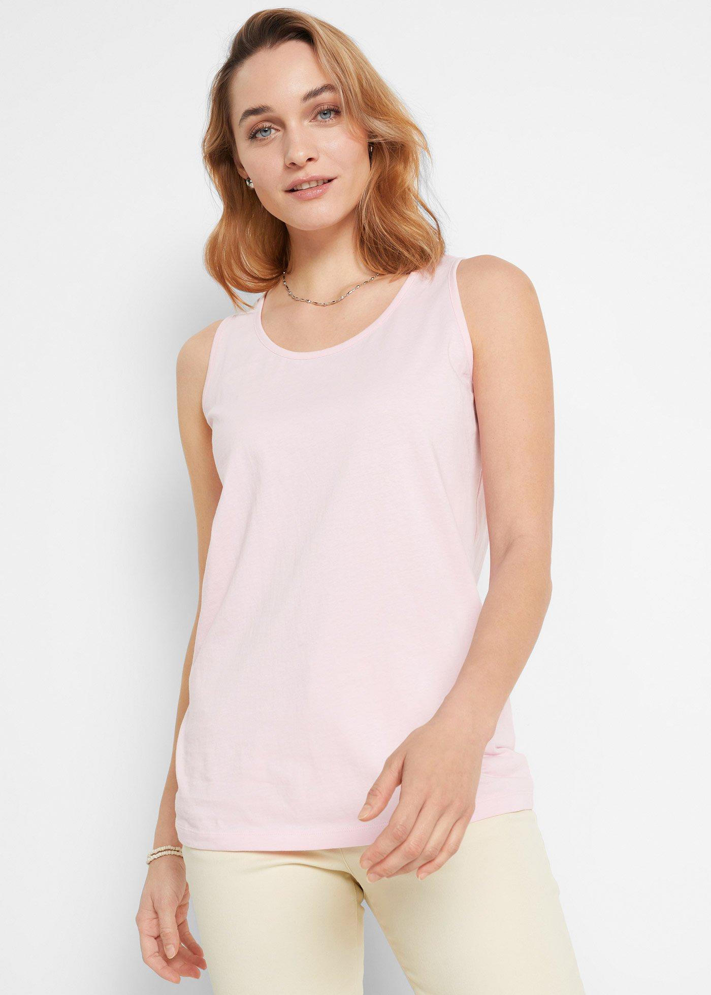 Długi top z czystej bawełny (5 sztuk) - Bonprix