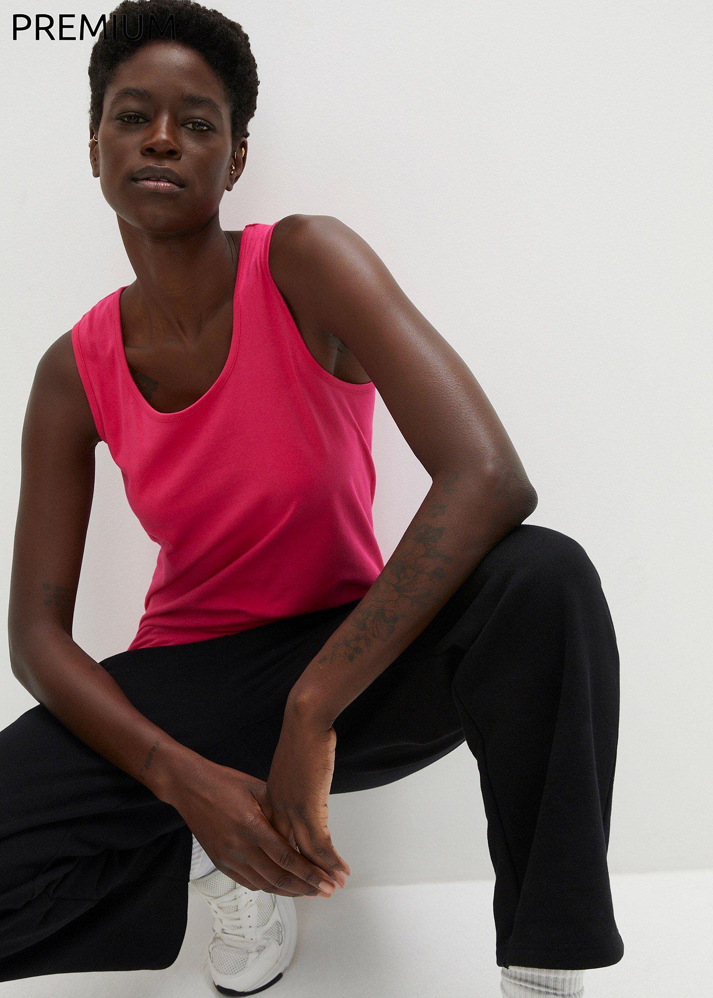 Tank top Essential, bezszwowy - Bonprix