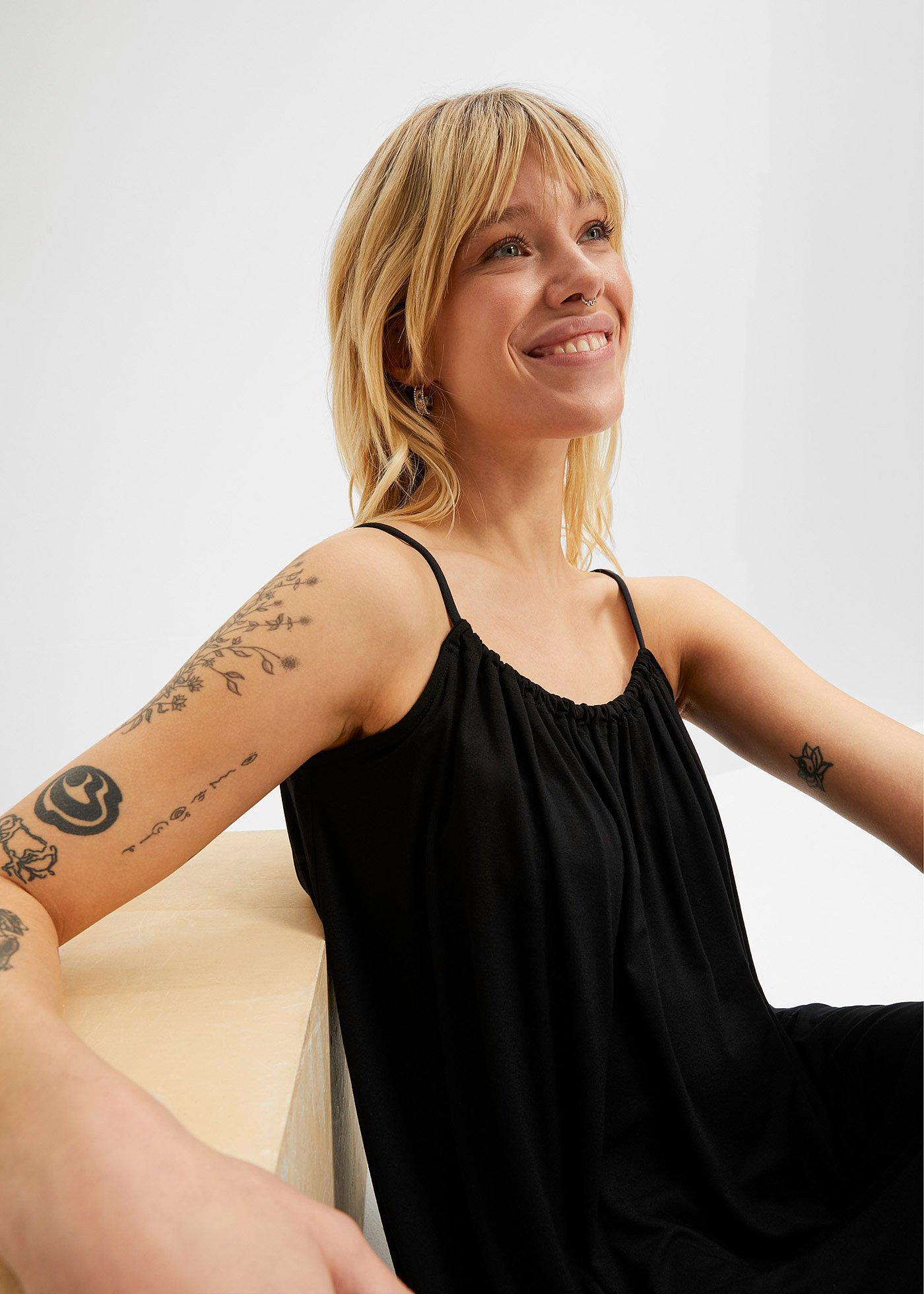 Sukienka z dżerseju z lejącej wiskozy - Bonprix