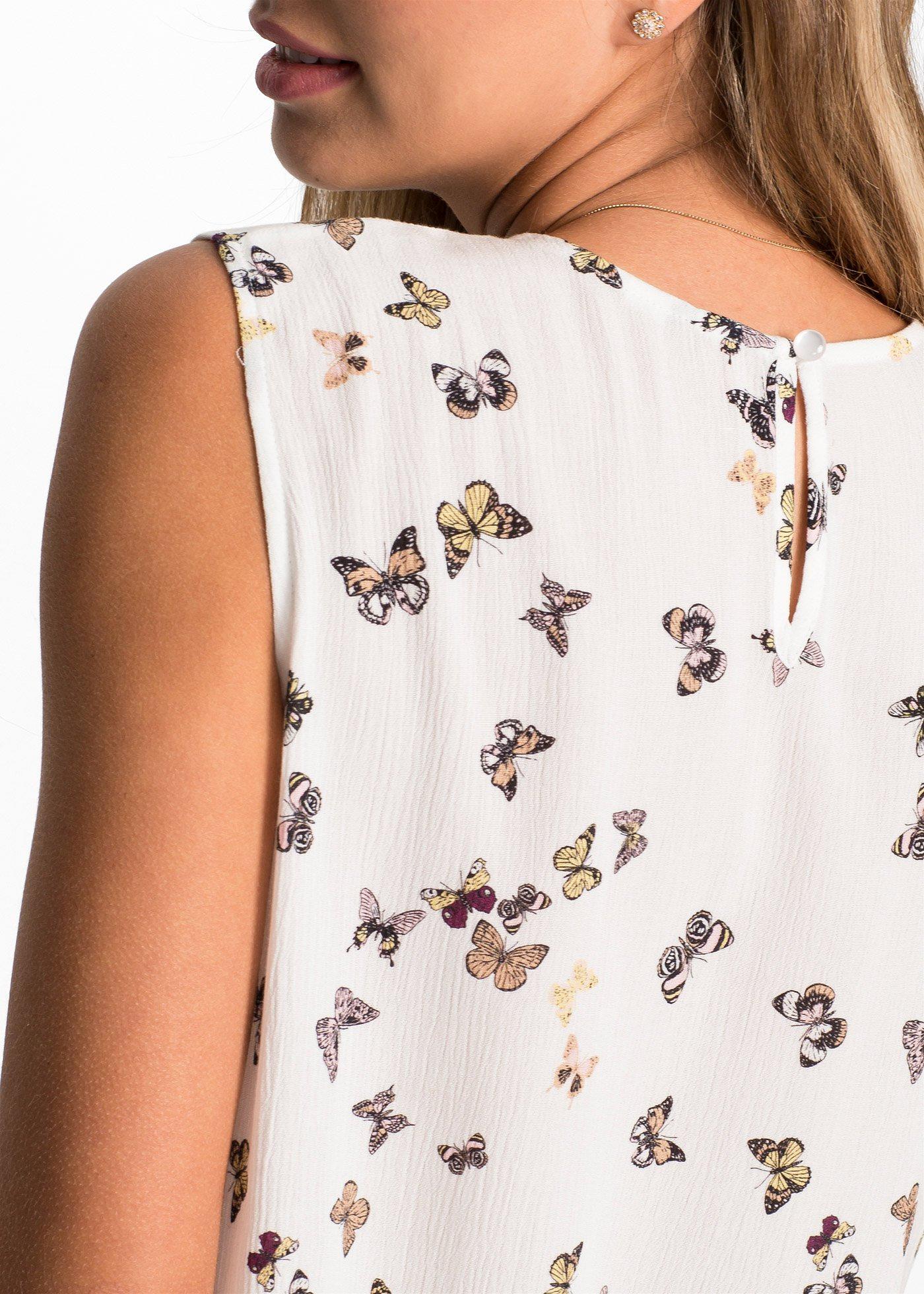 Bluzka bez rękawów - Bonprix