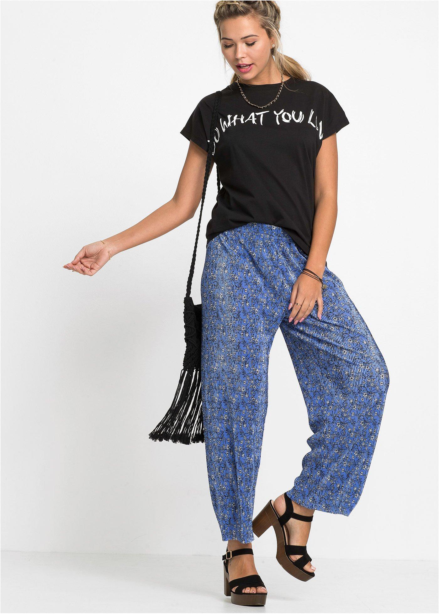 Shirt oversize z czystej bawełny - Bonprix