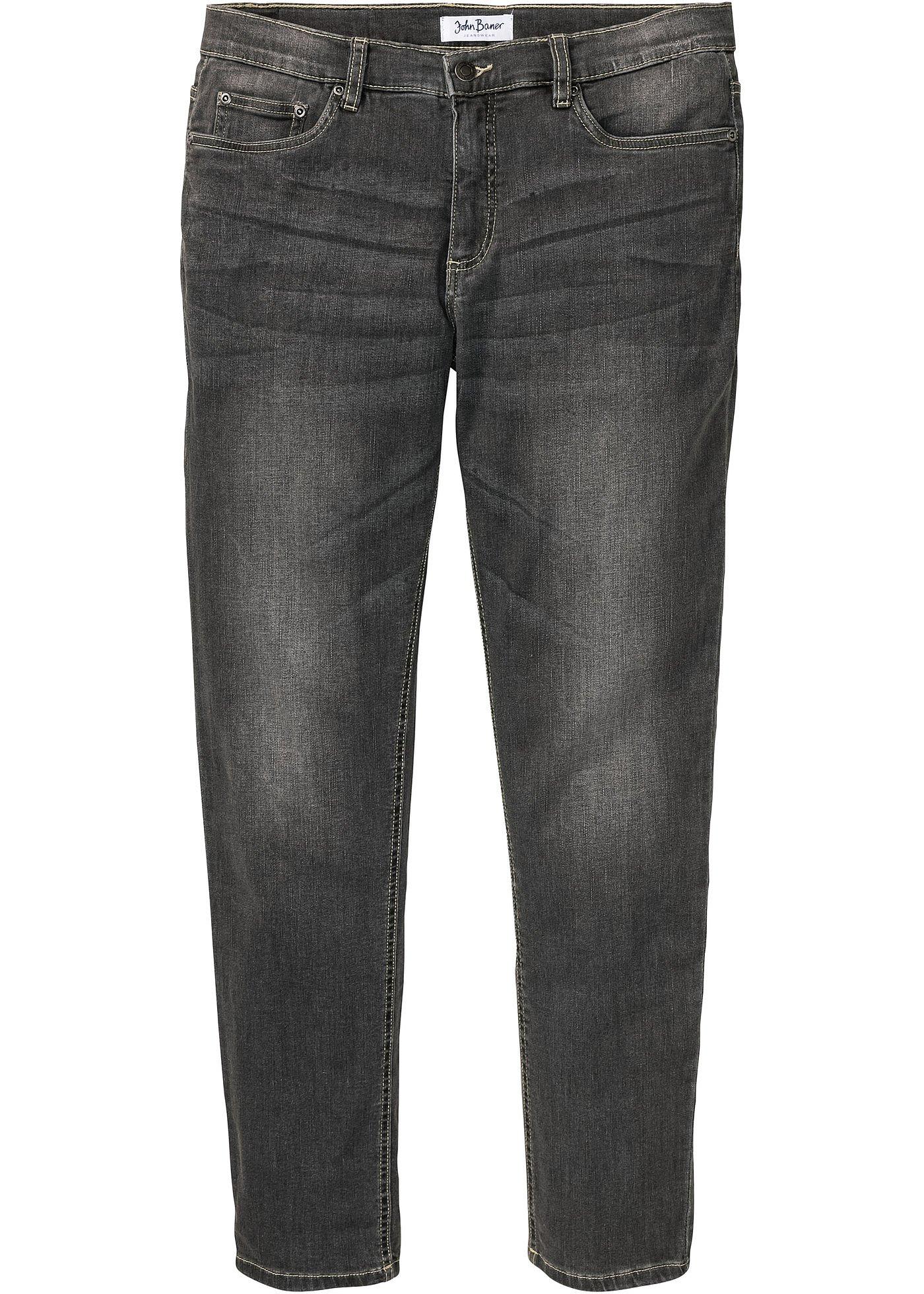 Regular Fit Stretch-Jeans, Tapered günstig online kaufen