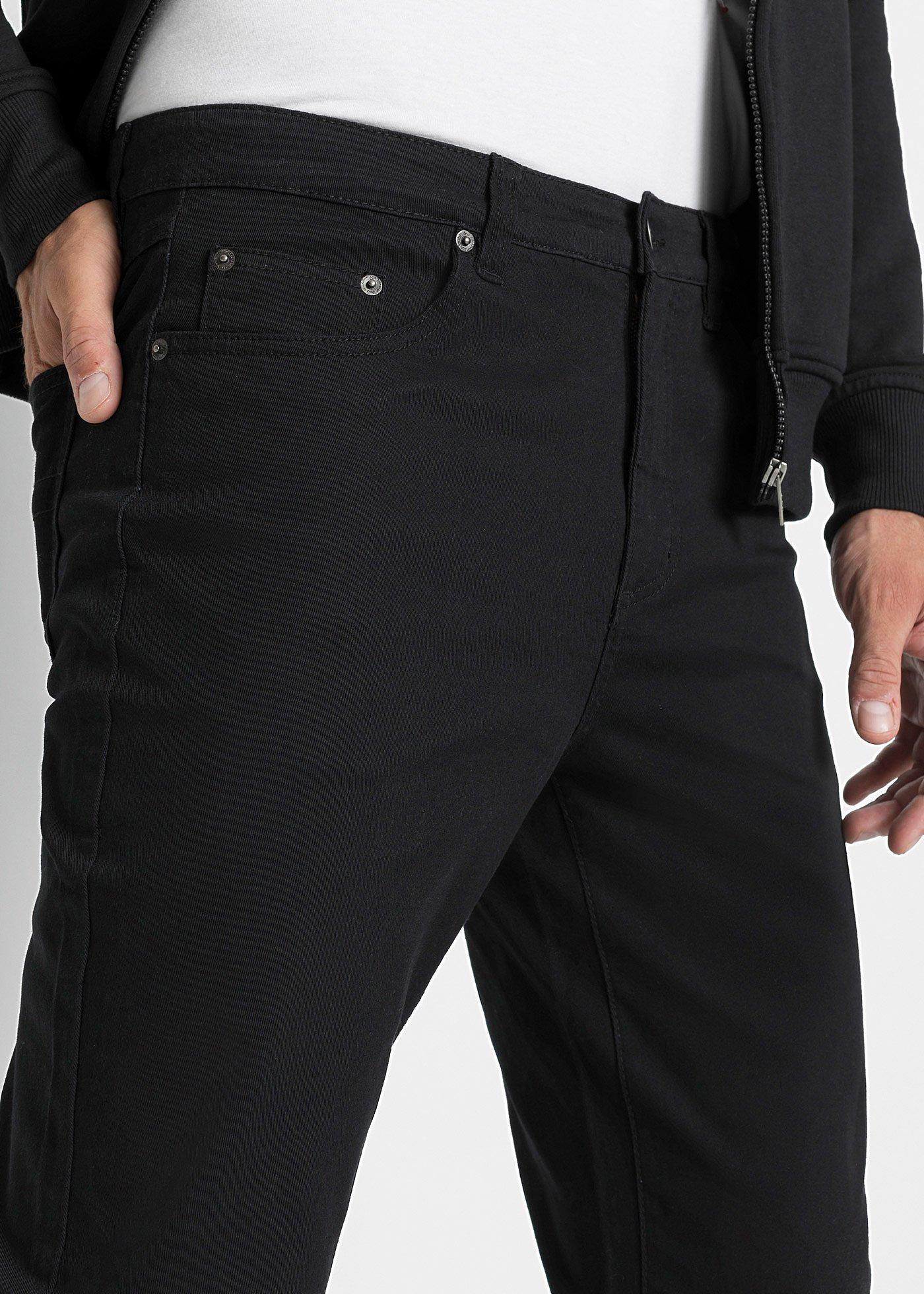 Spodnie ze stretchem, classic fit, prosta nogawka - Bonprix