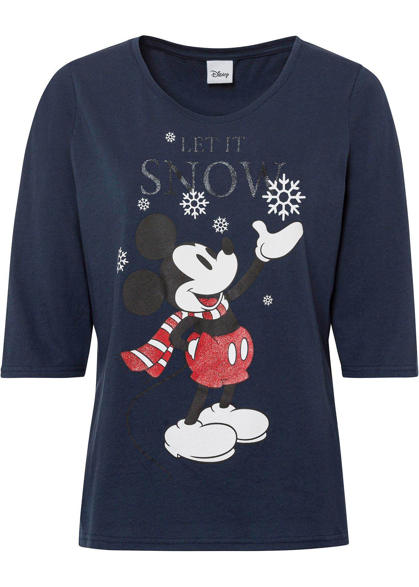 Mickey Mouse Shirt mit 3/4 Arm