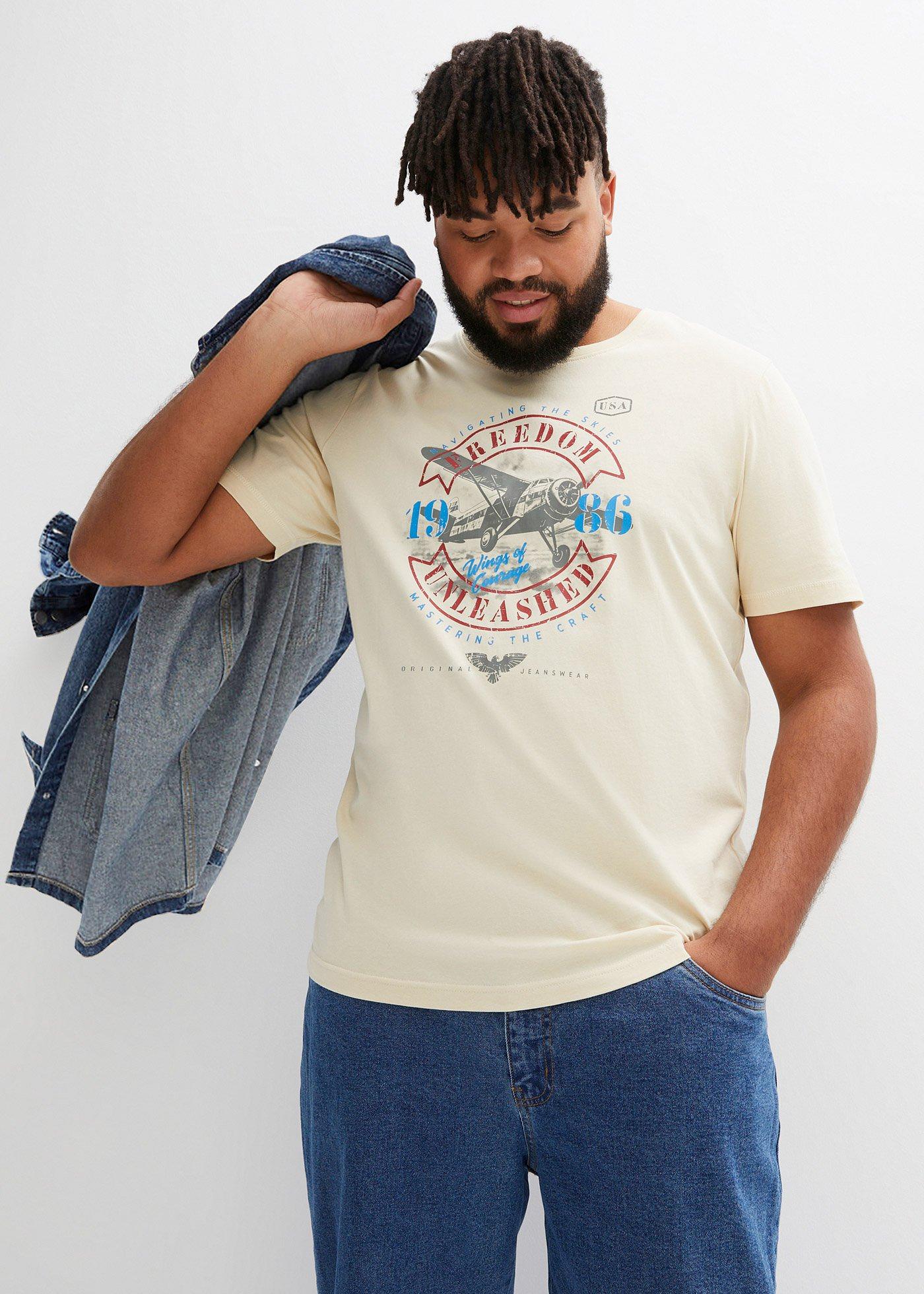 T-shirt z czystej bawełny organicznej - Bonprix