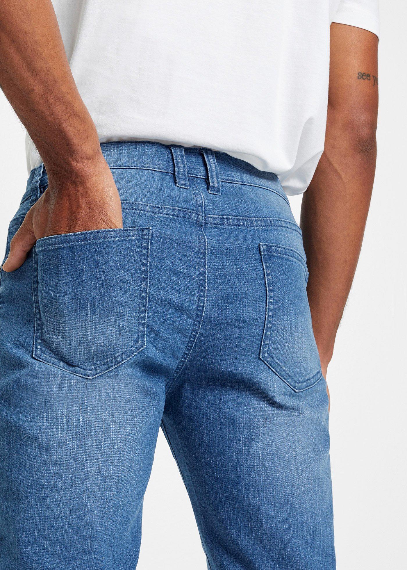 Dżinsy slim fit ze stretchem, straight - Bonprix