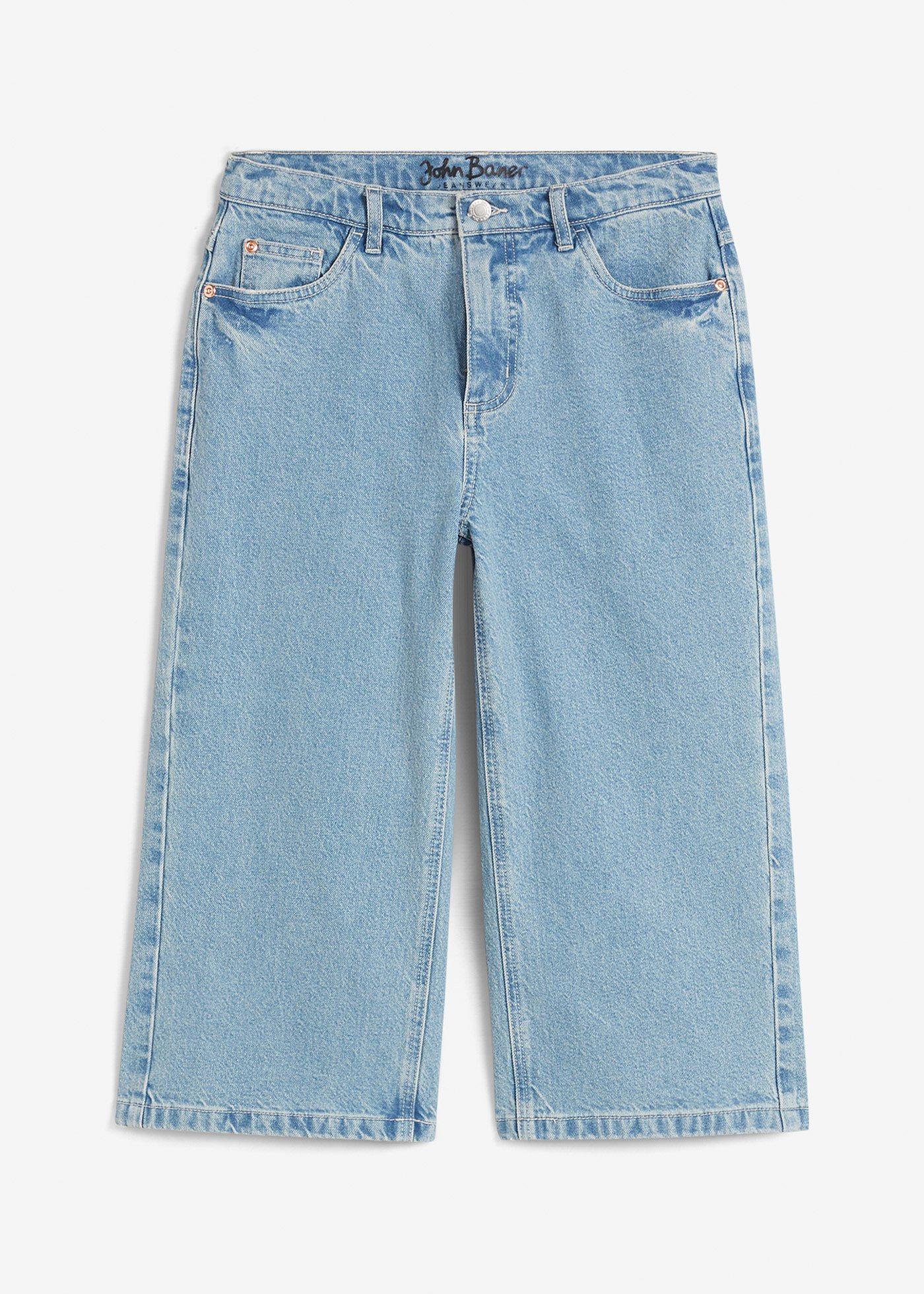 Culotte Jeans High Waist, Capri