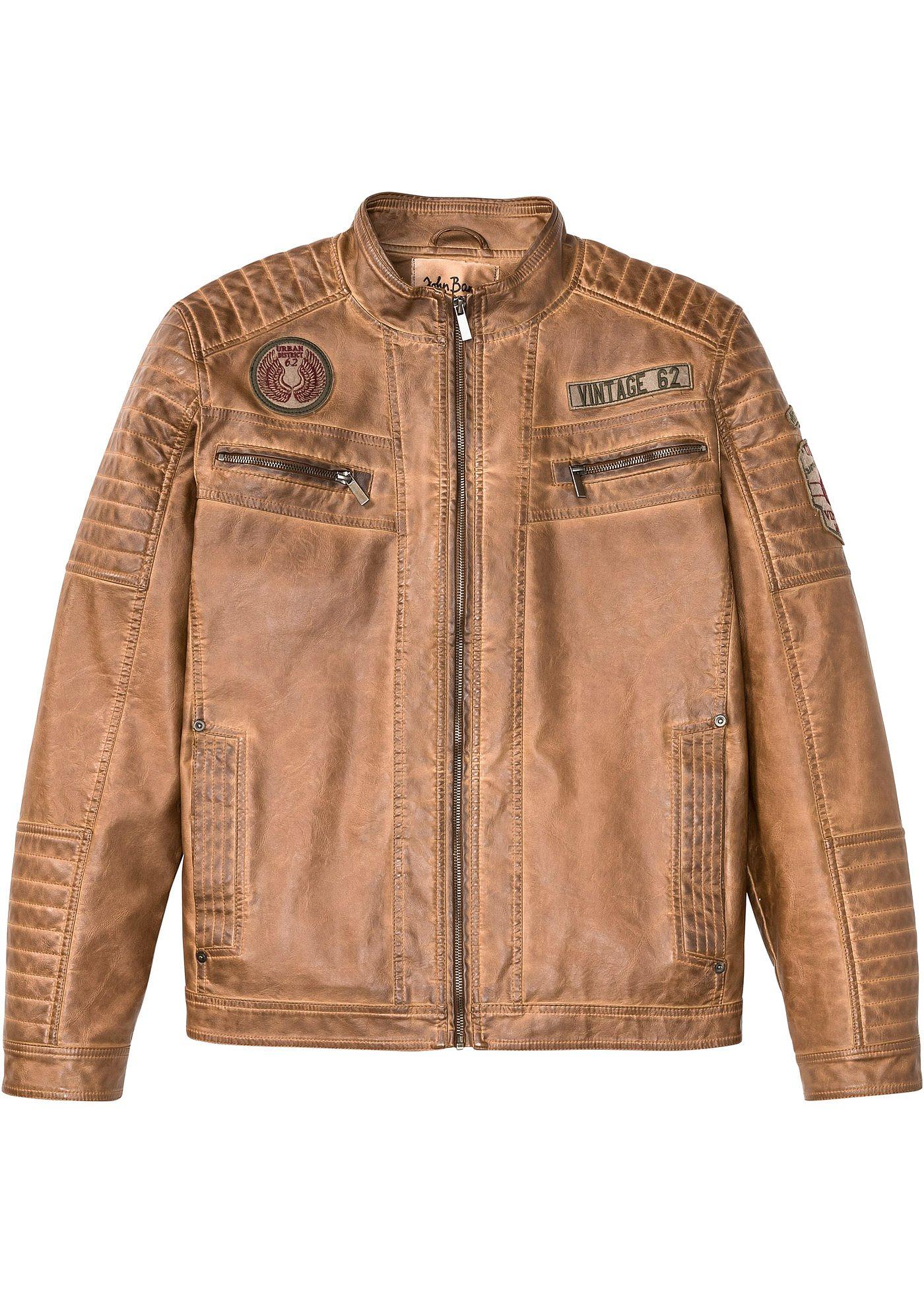 bonprix Lederimitat-Jacke