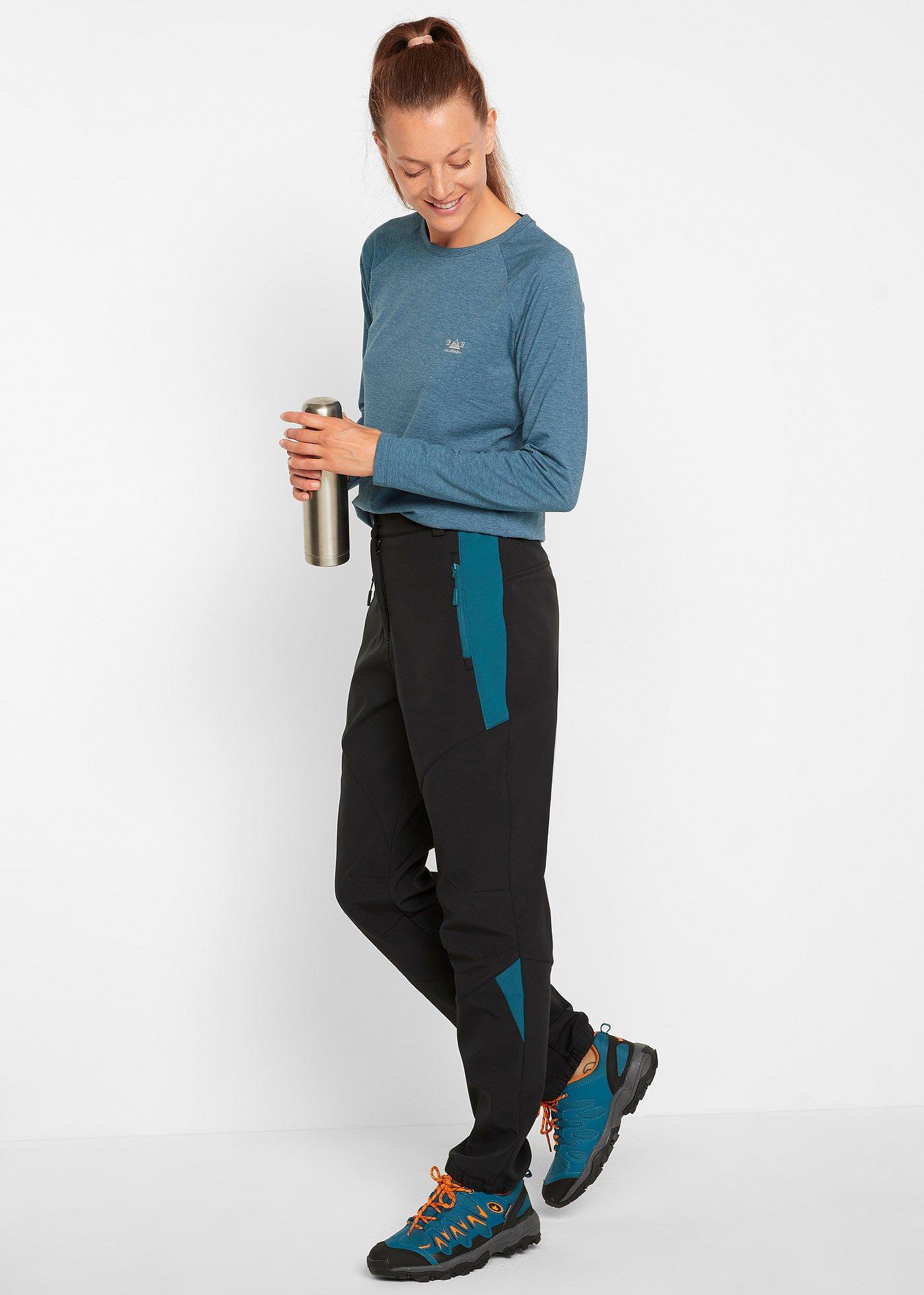 Spodnie softshell, odpychające wodę, Straight Fit - Bonprix