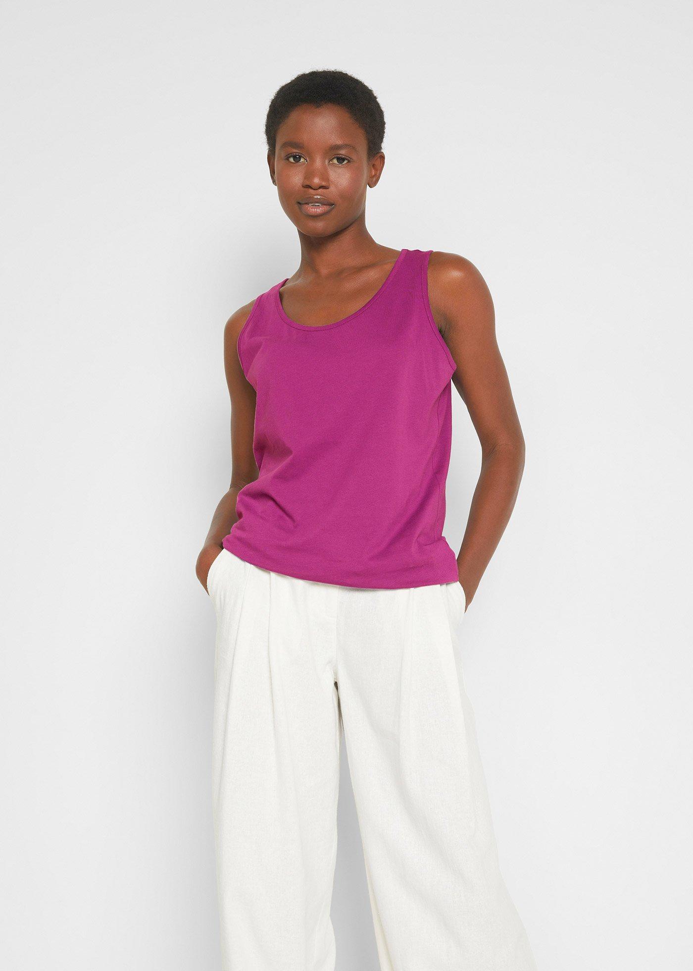 Długi top z czystej bawełny (5 sztuk) - Bonprix