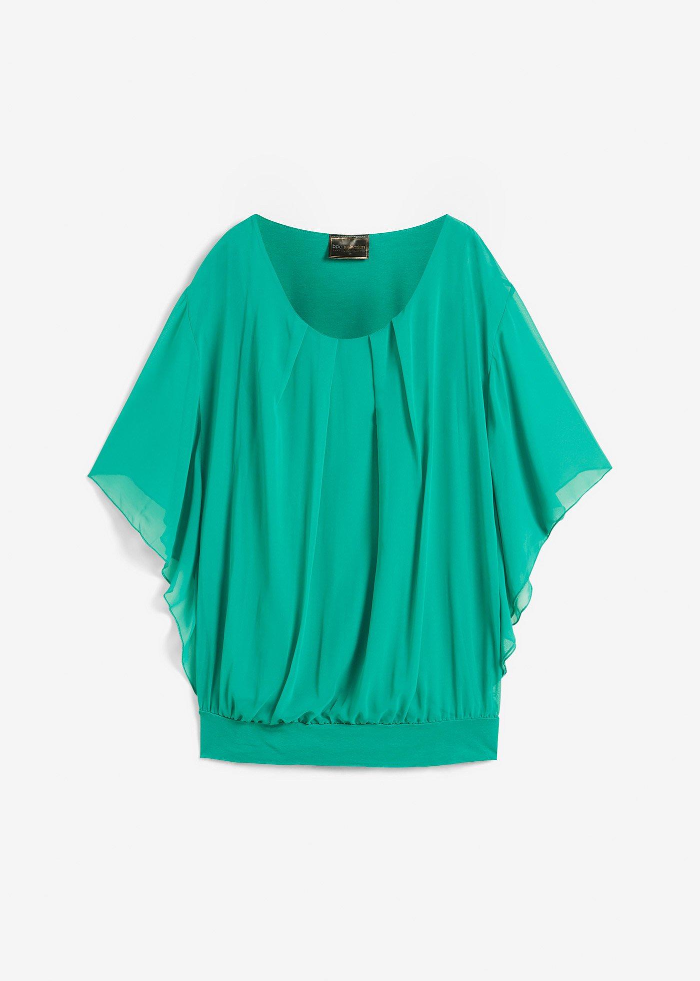 Chiffon- Tunika mit Untertop günstig online kaufen