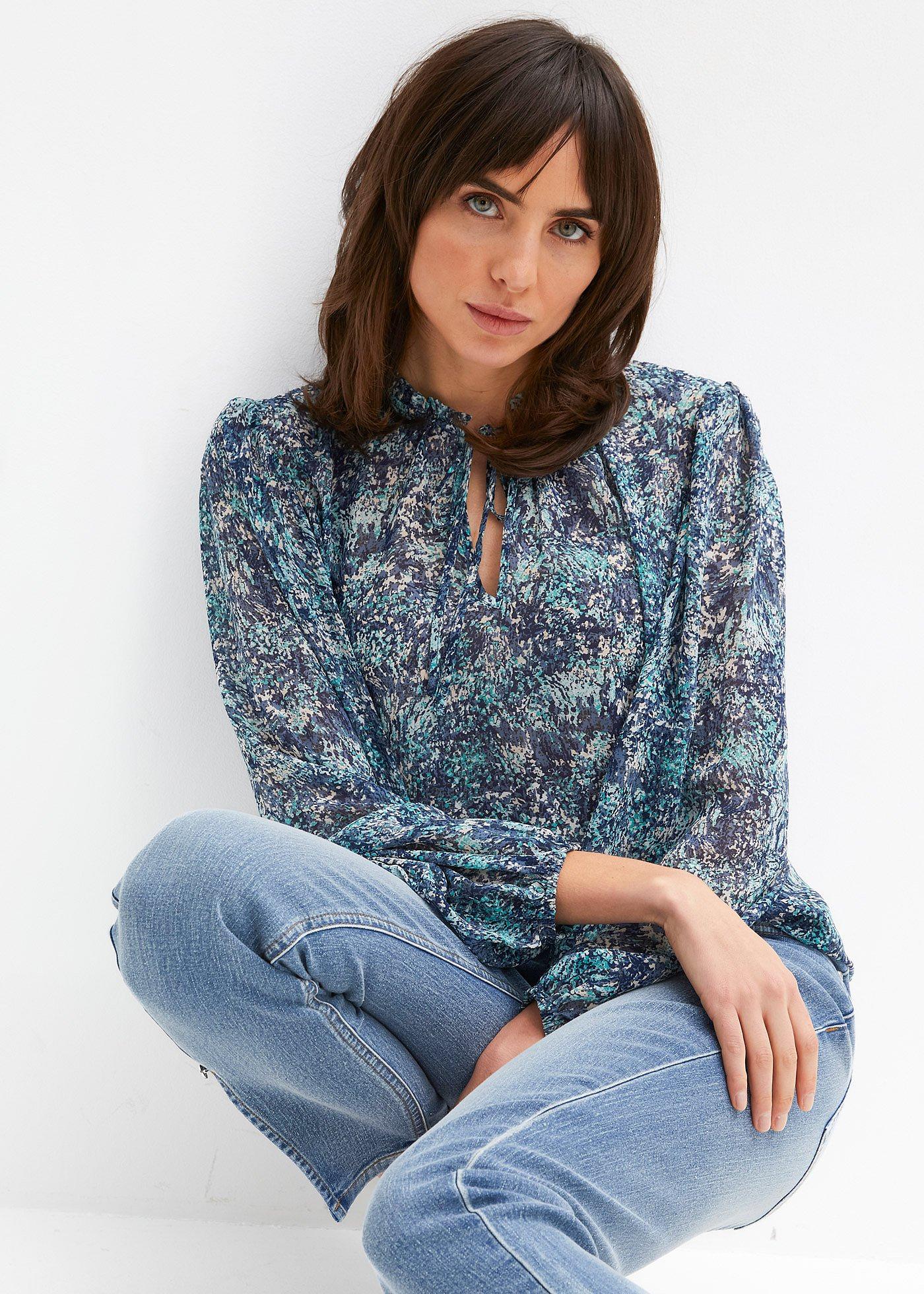 Bluzka w stylu tuniki - Bonprix