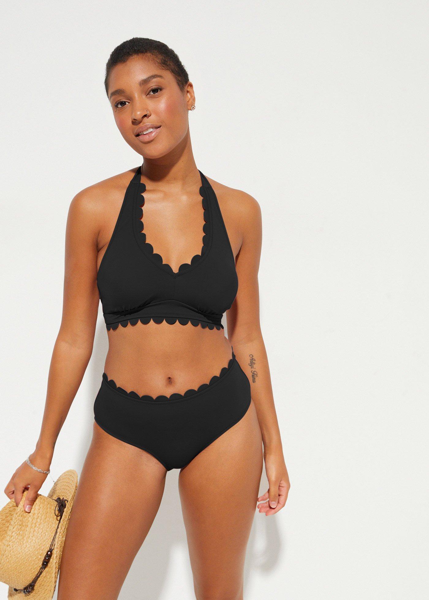Bikini z ramiączkami łączonymi na szyi (2 części) - Bonprix