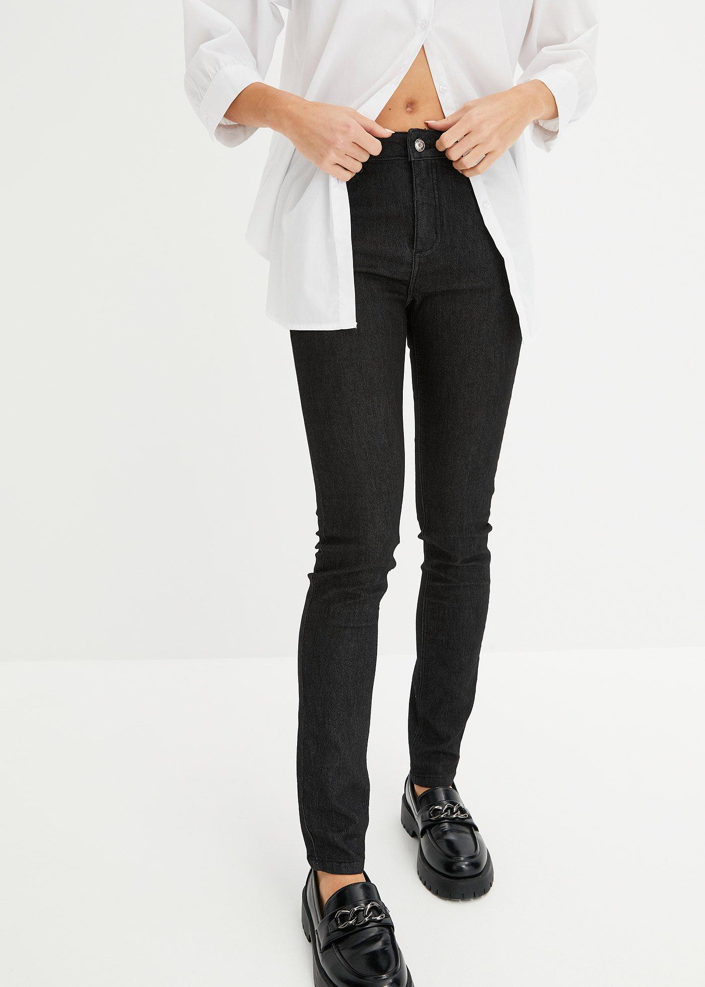 Dżinsy Skinny mid waist - Bonprix