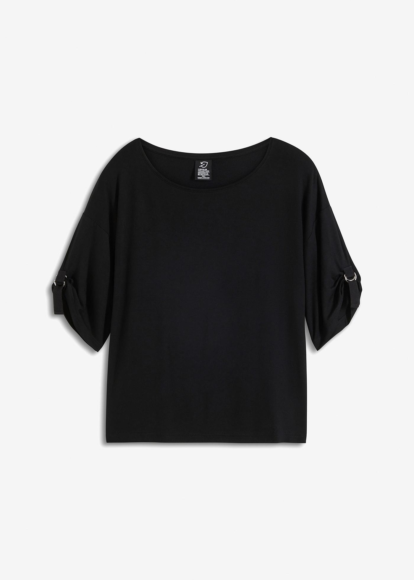 T-shirt met boothals