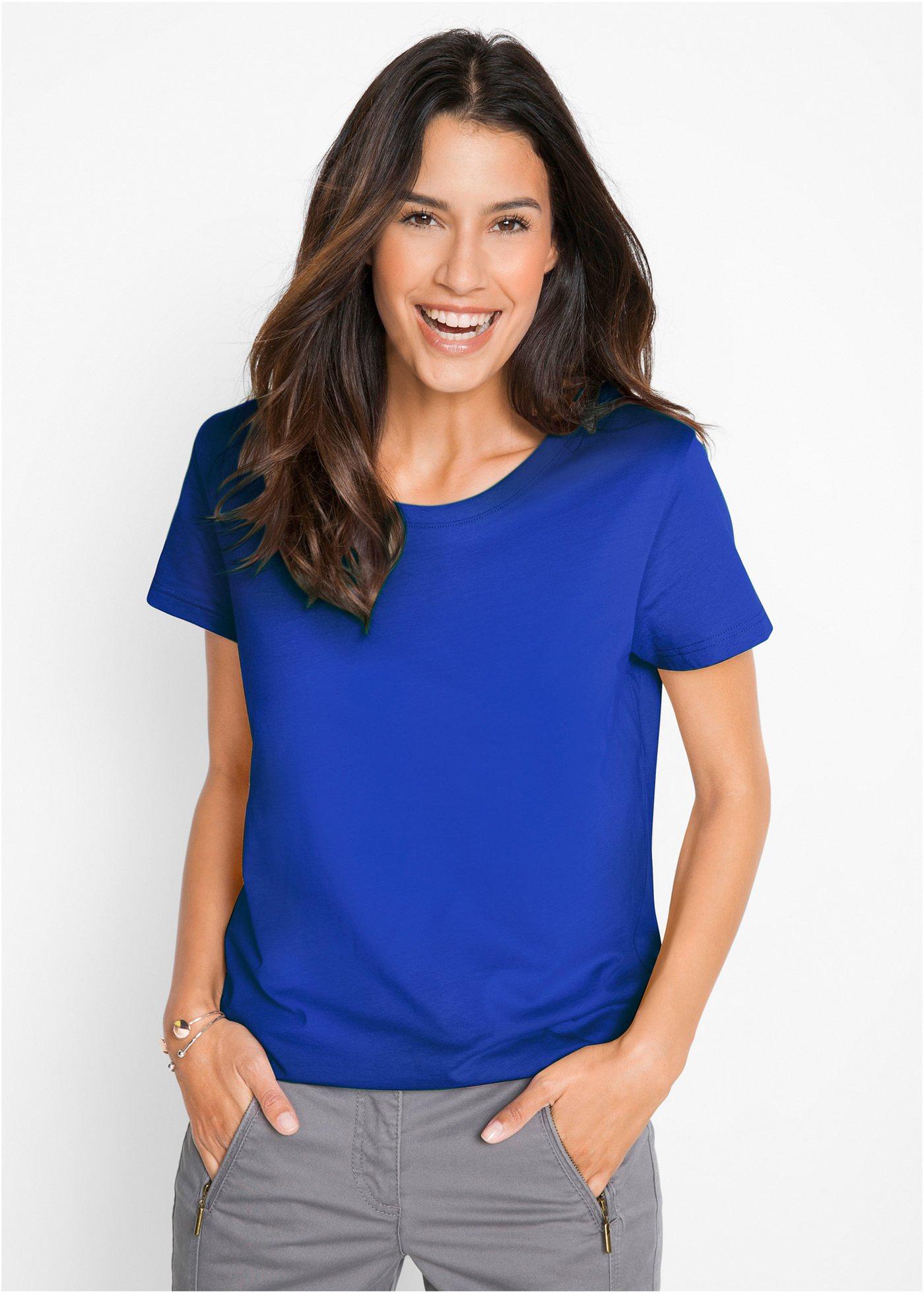 Bluzka z okrągłym dekoltem (5 szt.) - Bonprix