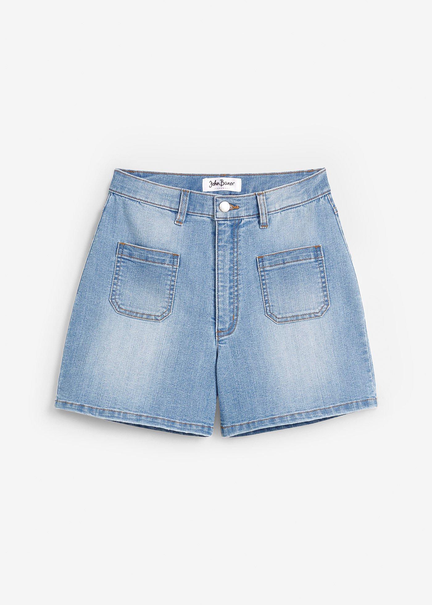 Jeansshorts, High Waist, Stretch günstig online kaufen