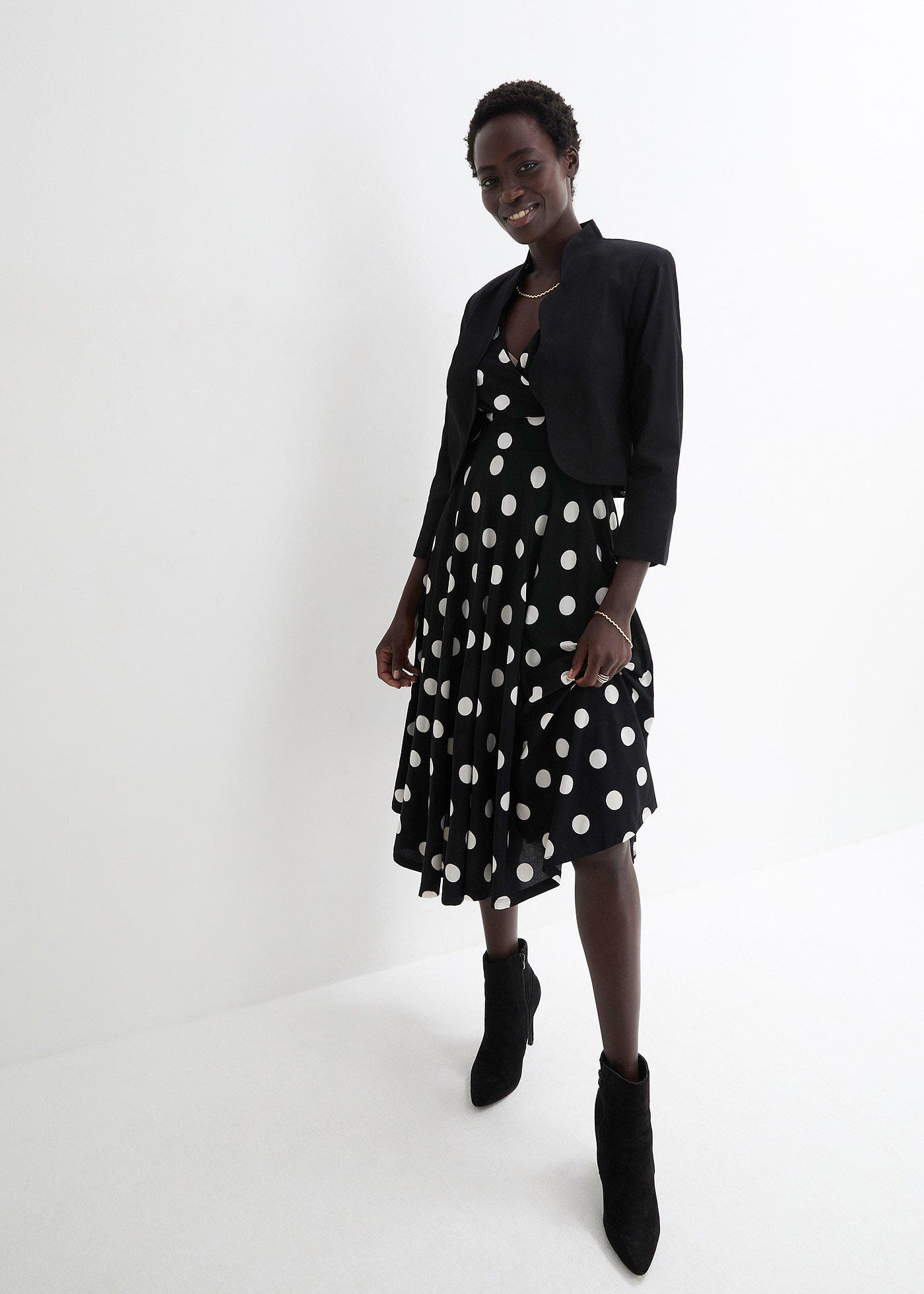 Bolerko z ozdobnie wyciętymi brzegami - Bonprix