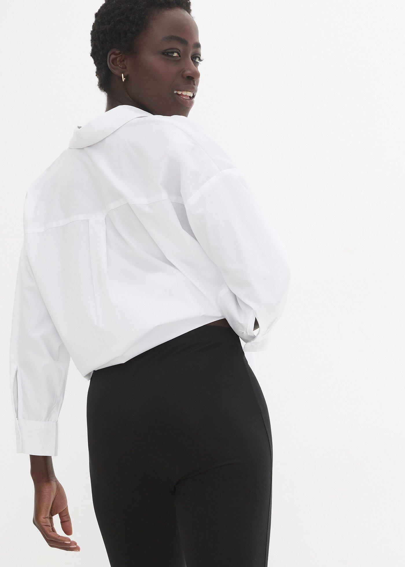 Legginsy capri z mieszanki bawełny - Bonprix