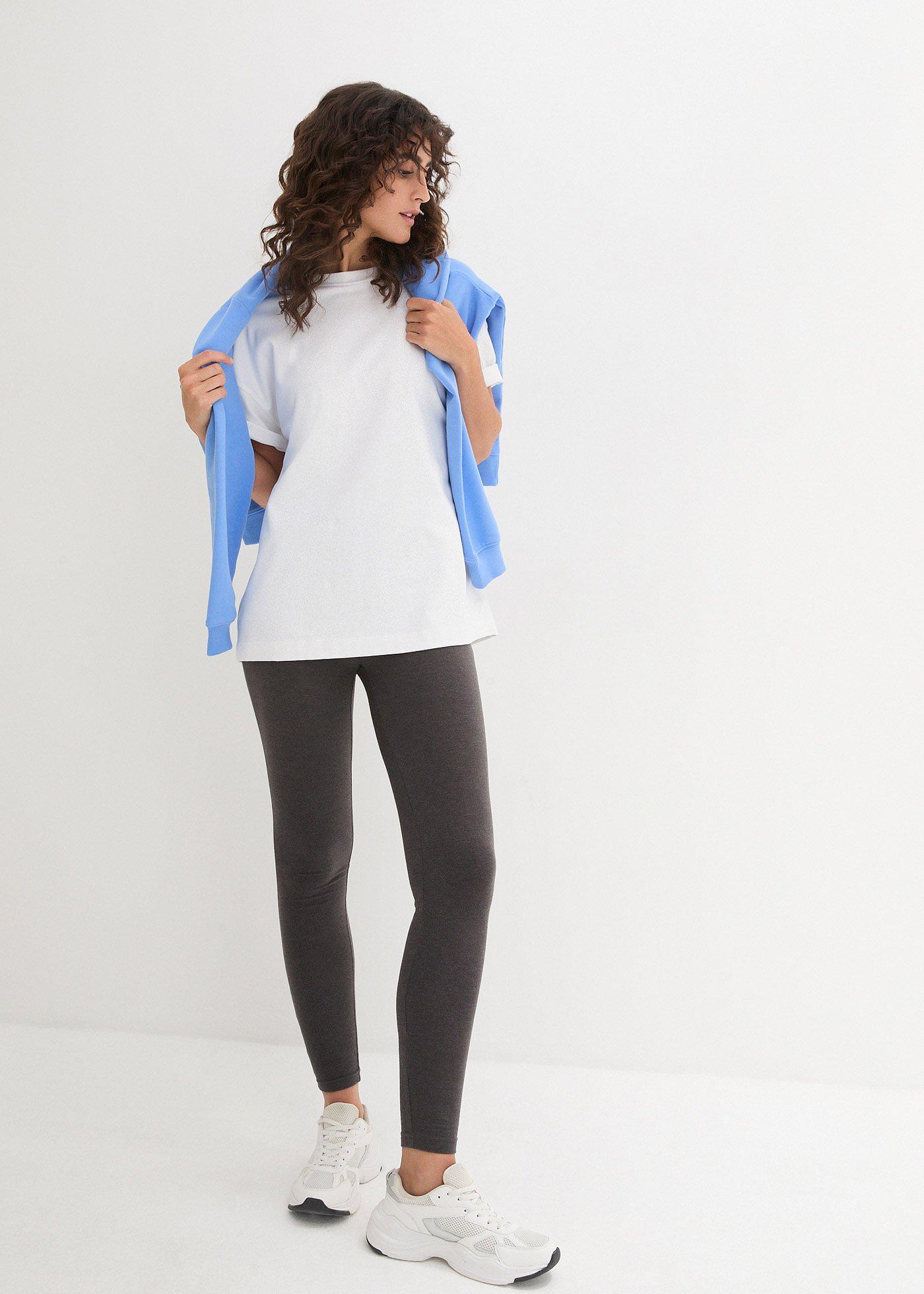Legginsy z czystej bawełny organicznej (2 pary w opak.) - Bonprix