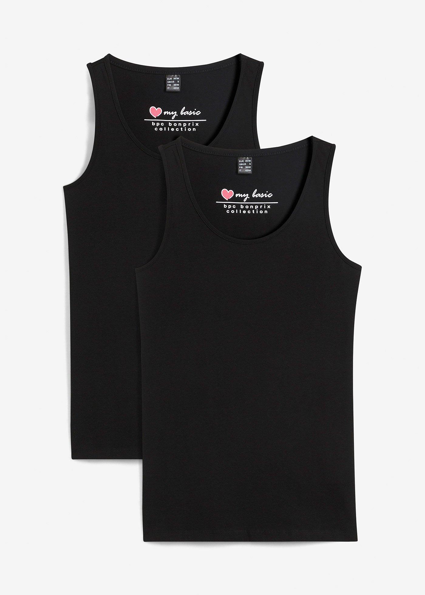 Stretch Tanktop, (2er Pack)