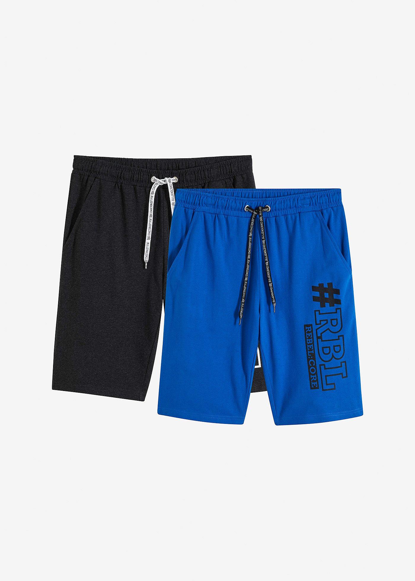 Jersey-Bermuda (2er Pack), Regular Fit günstig online kaufen