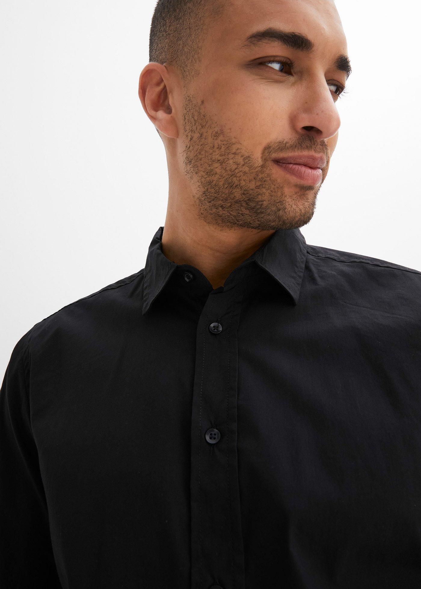 Koszula biznesowa ze stretchem, Slim Fit - Bonprix