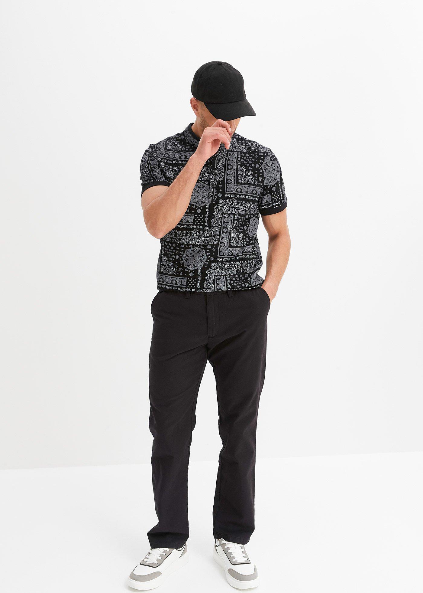 Spodnie chino Regular Fit Straight, z czystej bawełny - Bonprix